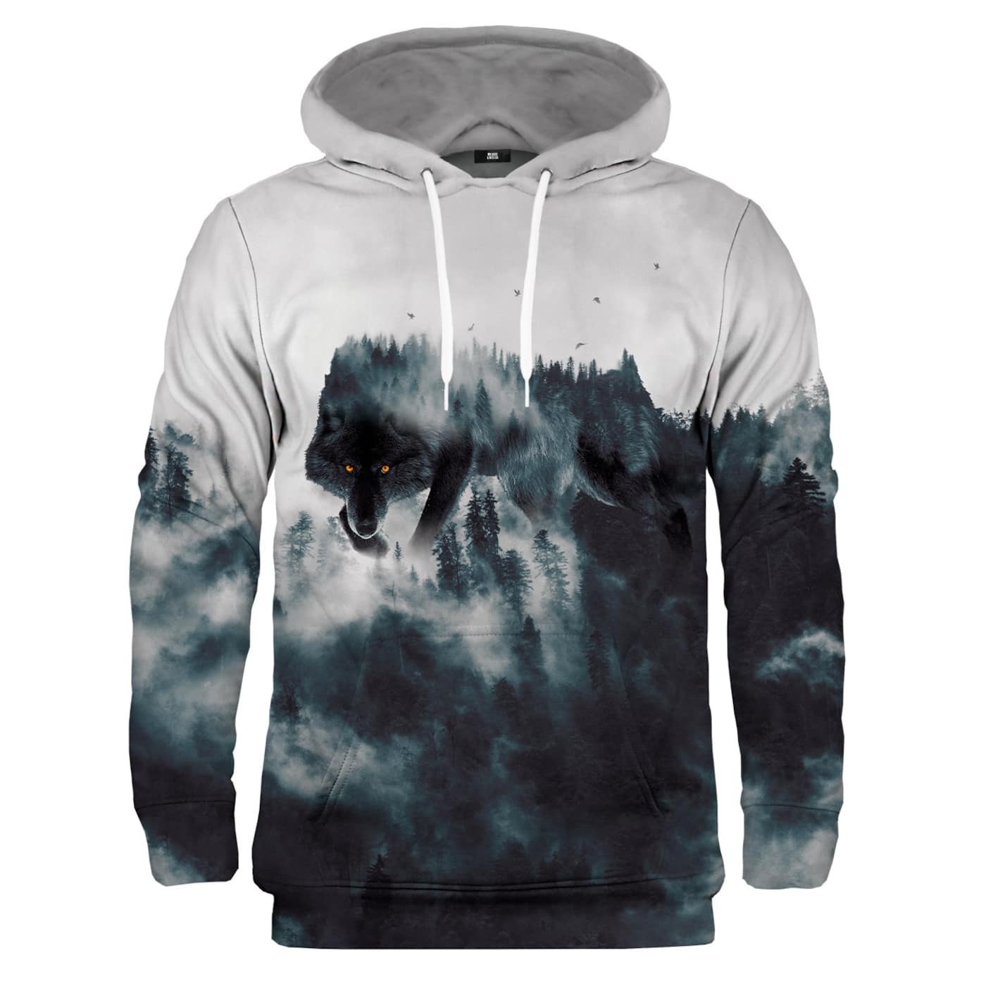 Mr. GUGU & Miss GO Unisex's Hoodie Kangaroo H-K1694
