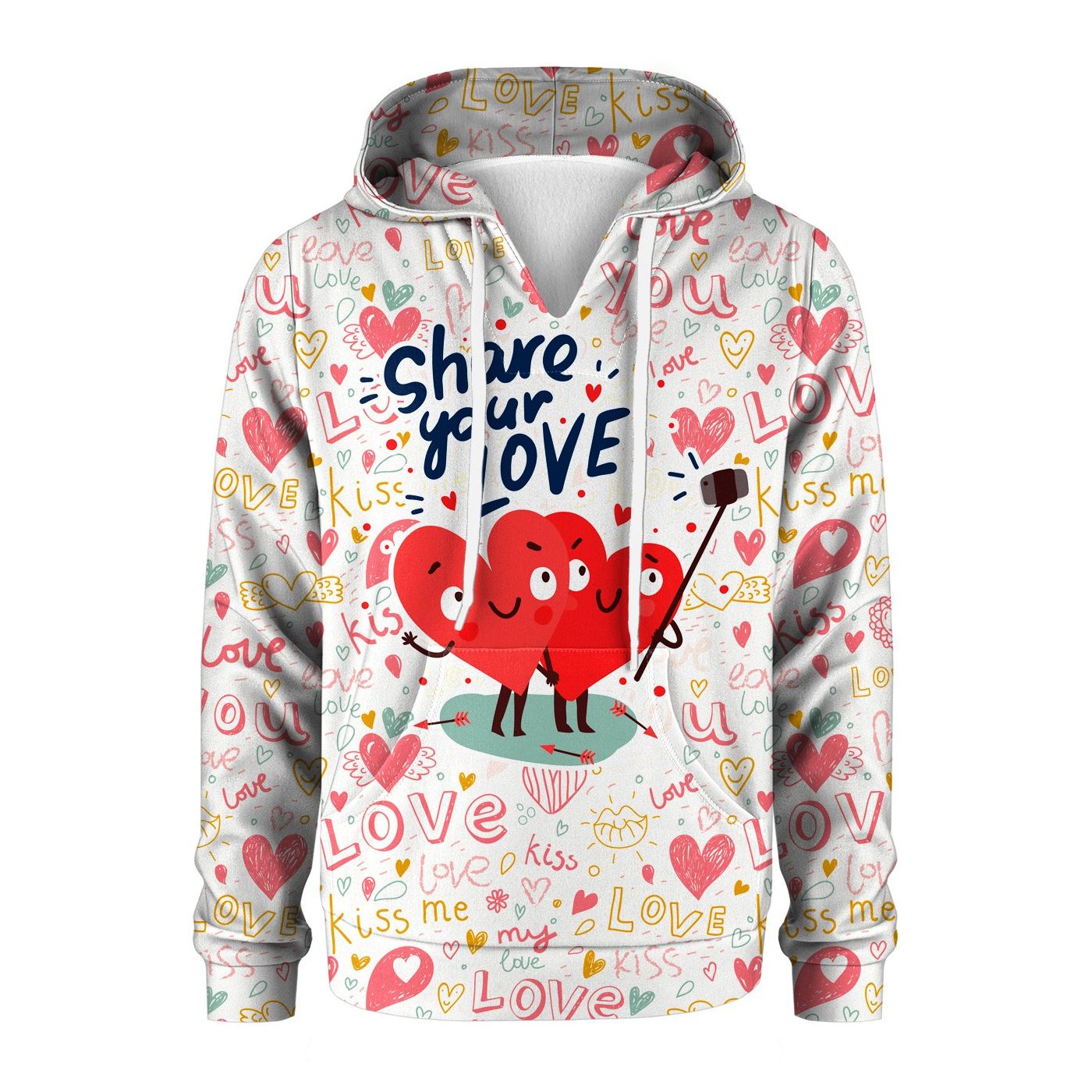 Mr. GUGU & Miss GO Unisex's Hoodie KH-K1630