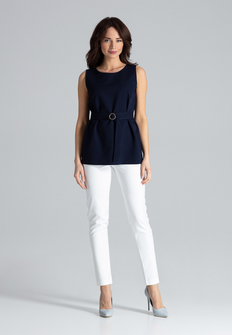 Lenitif Woman's Blouse L041 Navy