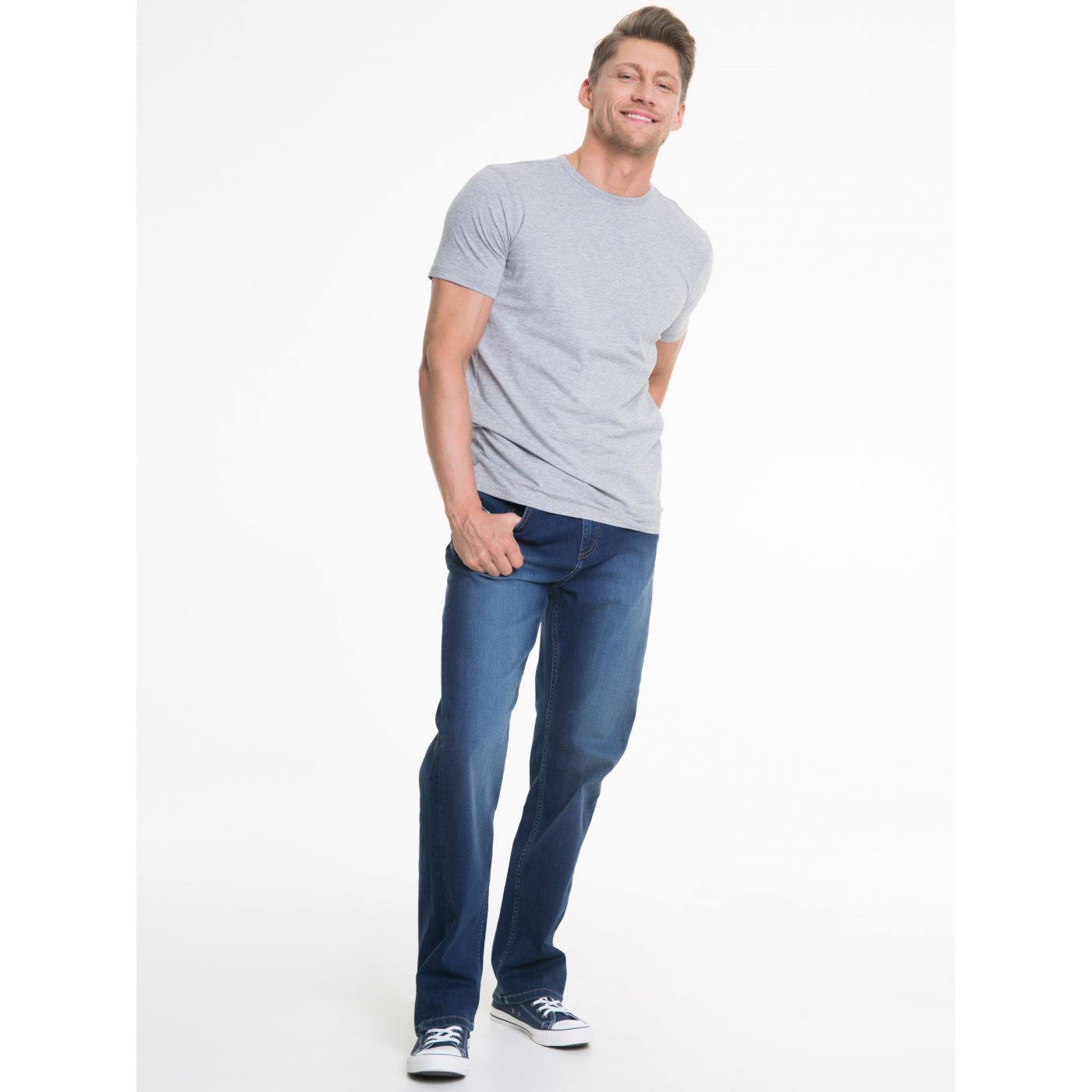 Big Star Man's Shortsleeve T-shirt 150019 Dark -991