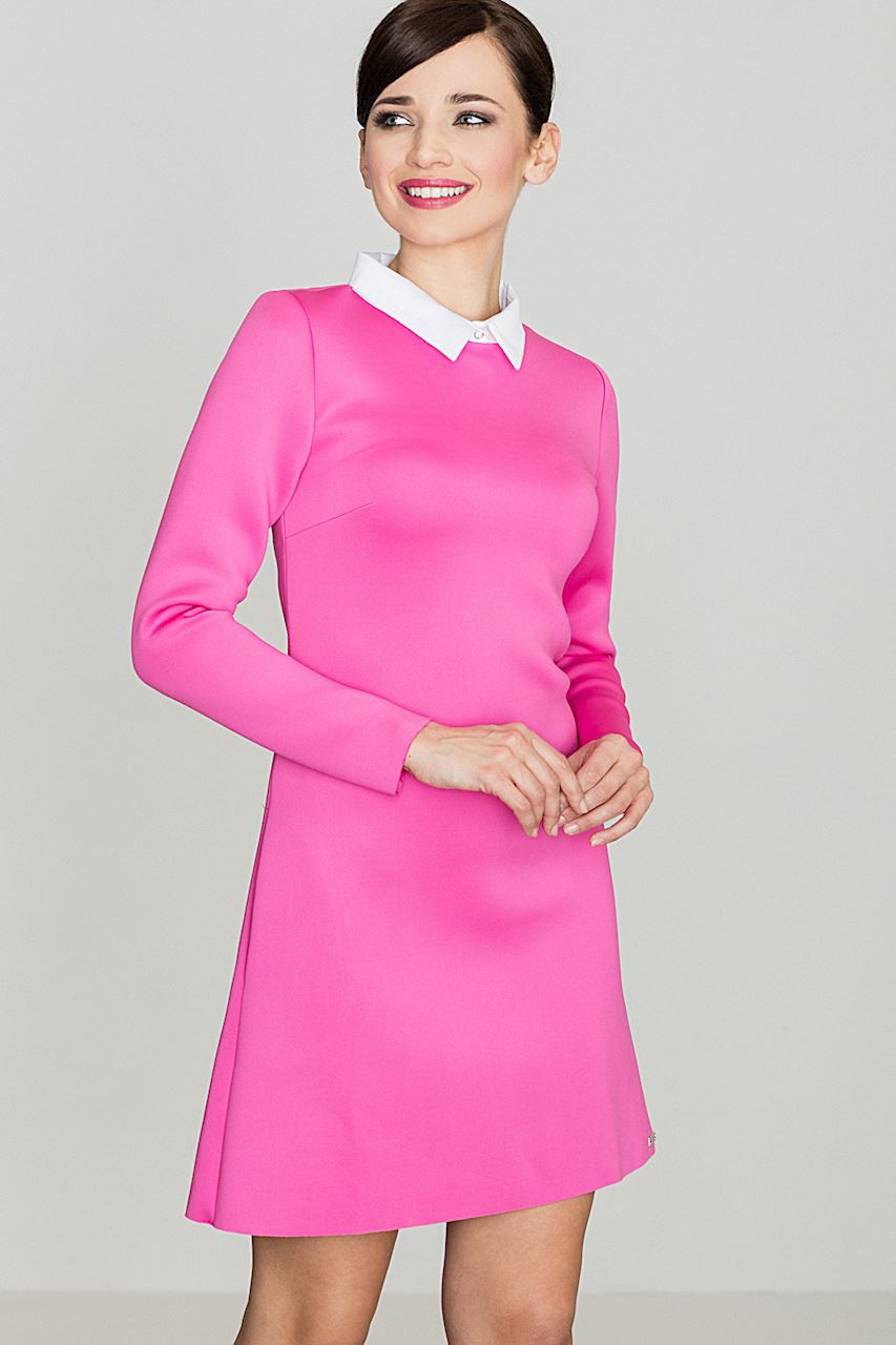Lenitif Woman's Dress K245 Fuchsia