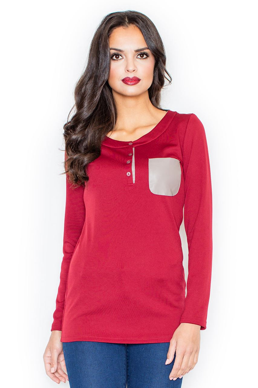 Figl Woman's Blouse M156 Deep