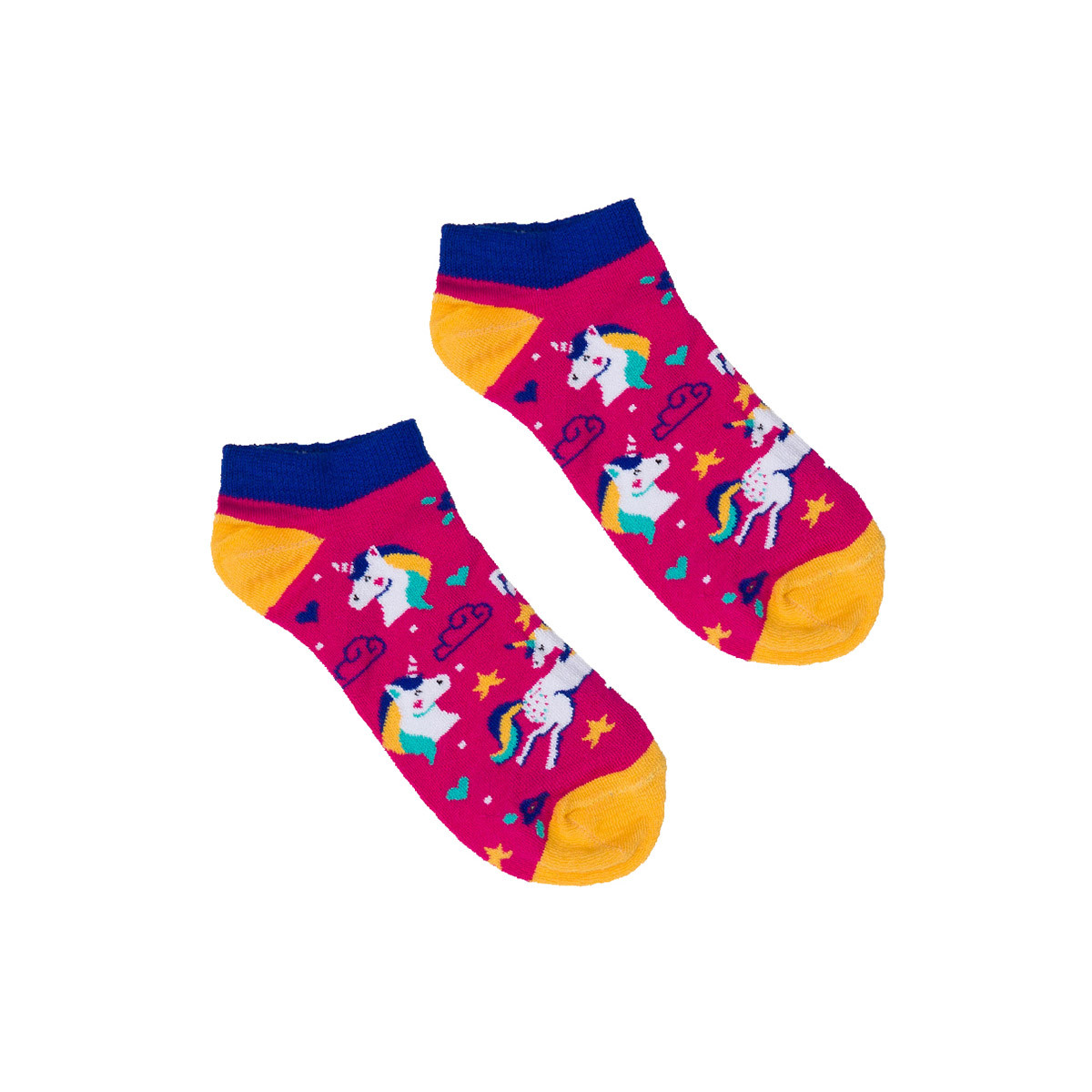 Kabak Unisex's Socks Short Unicorn