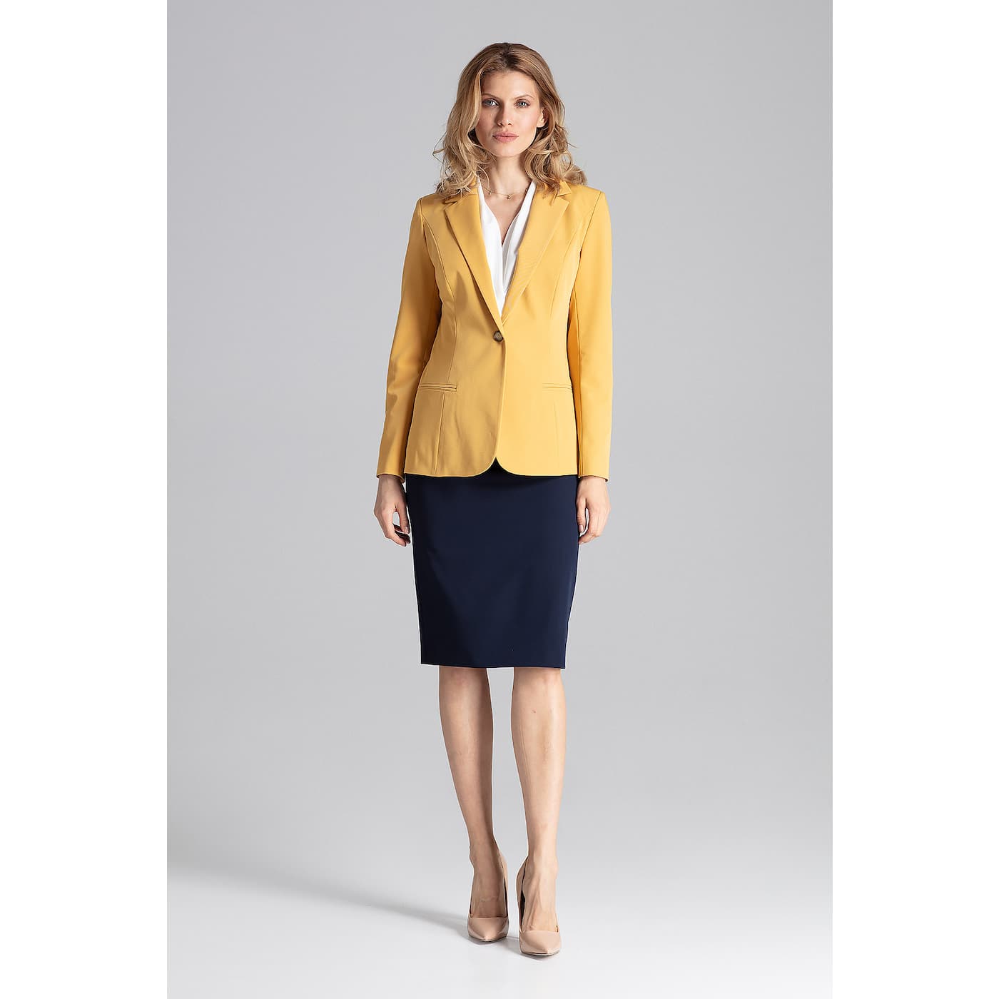 Figl Woman's Jacket M653 Mustard