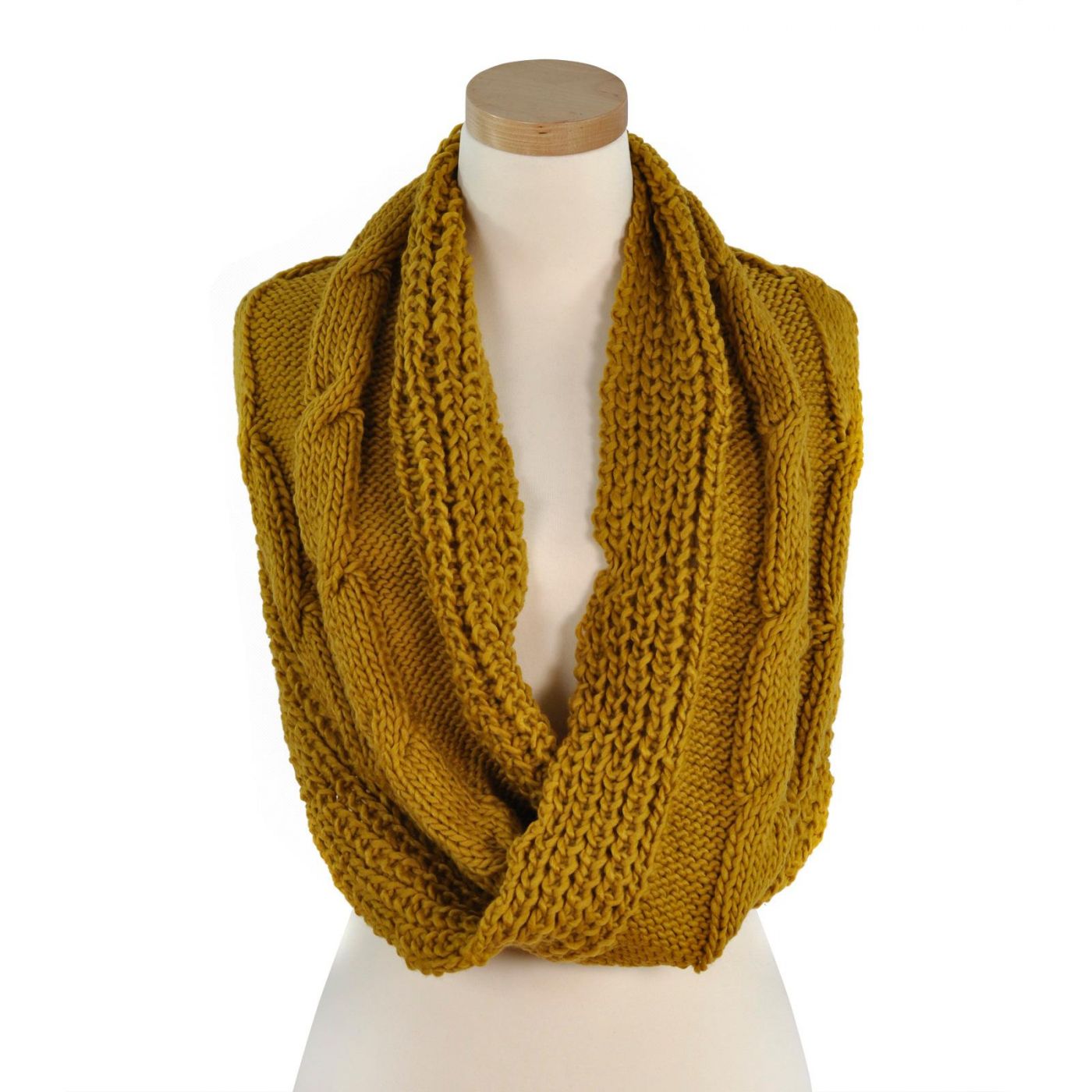 Art Of Polo Woman's Scarf Sz0951 Mustard