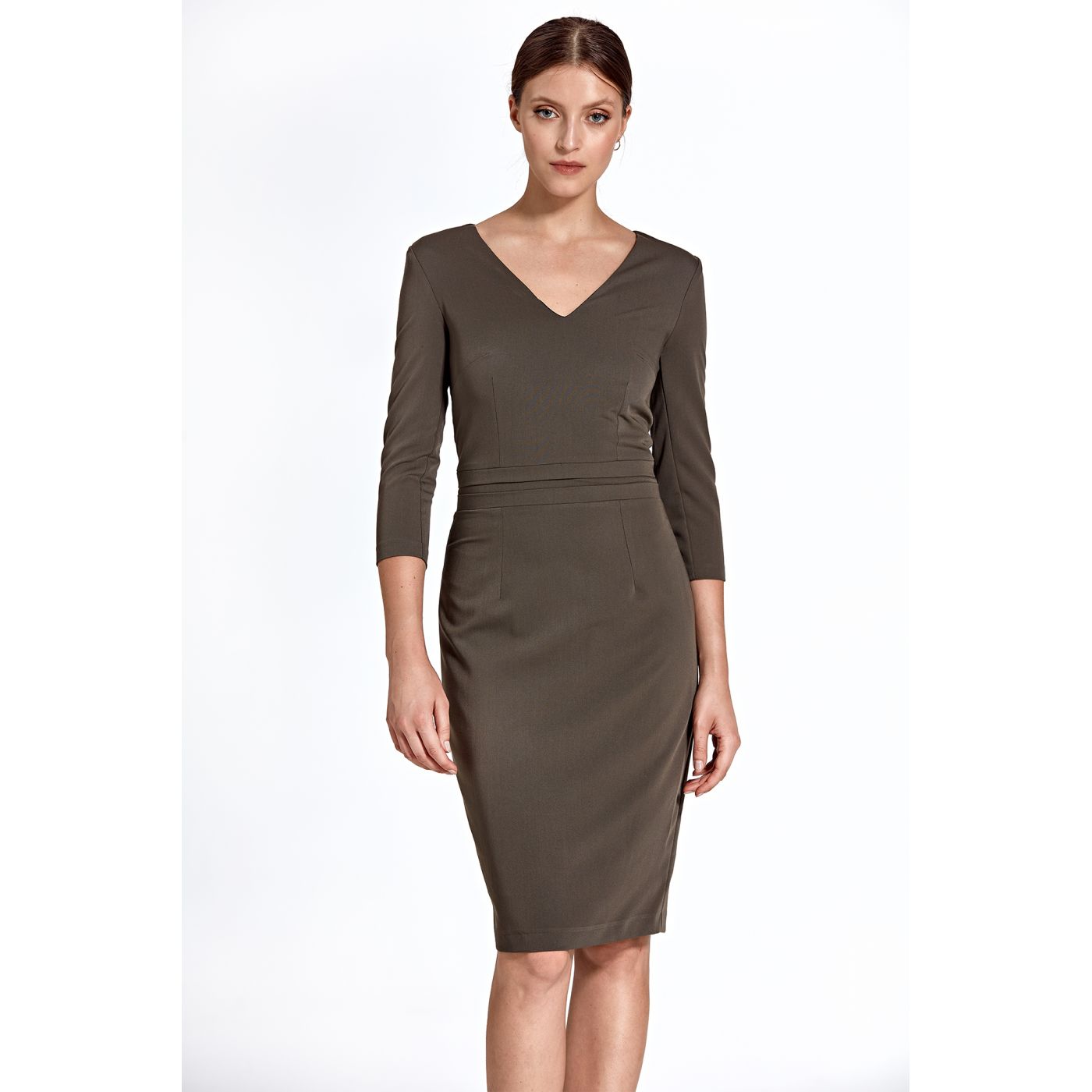 Colett Woman's Dress Cs23 Khaki