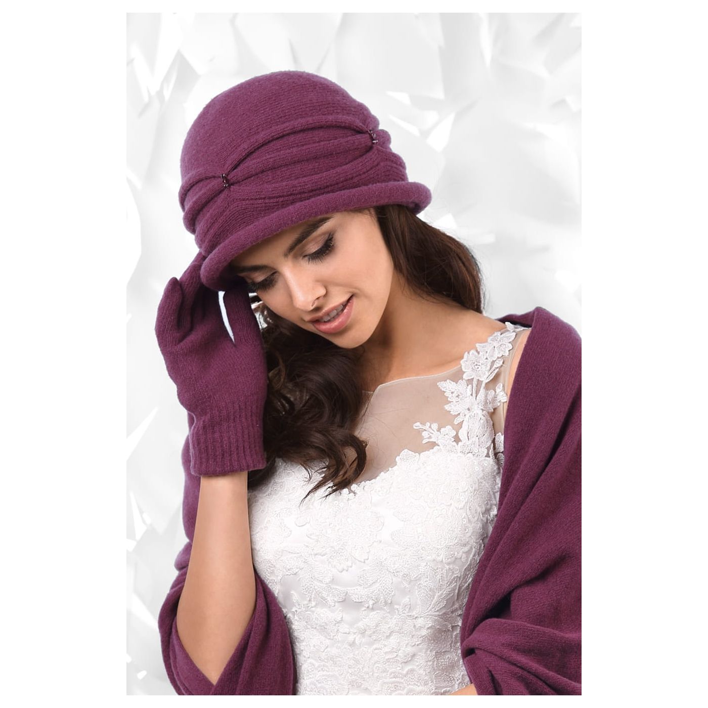 Kamea Woman's Hat K.18.054.10 Burgundy