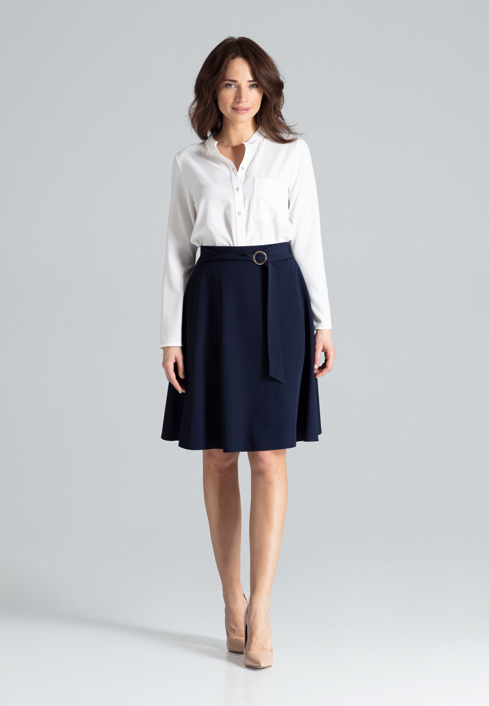 Lenitif Woman's Skirt L038 Navy