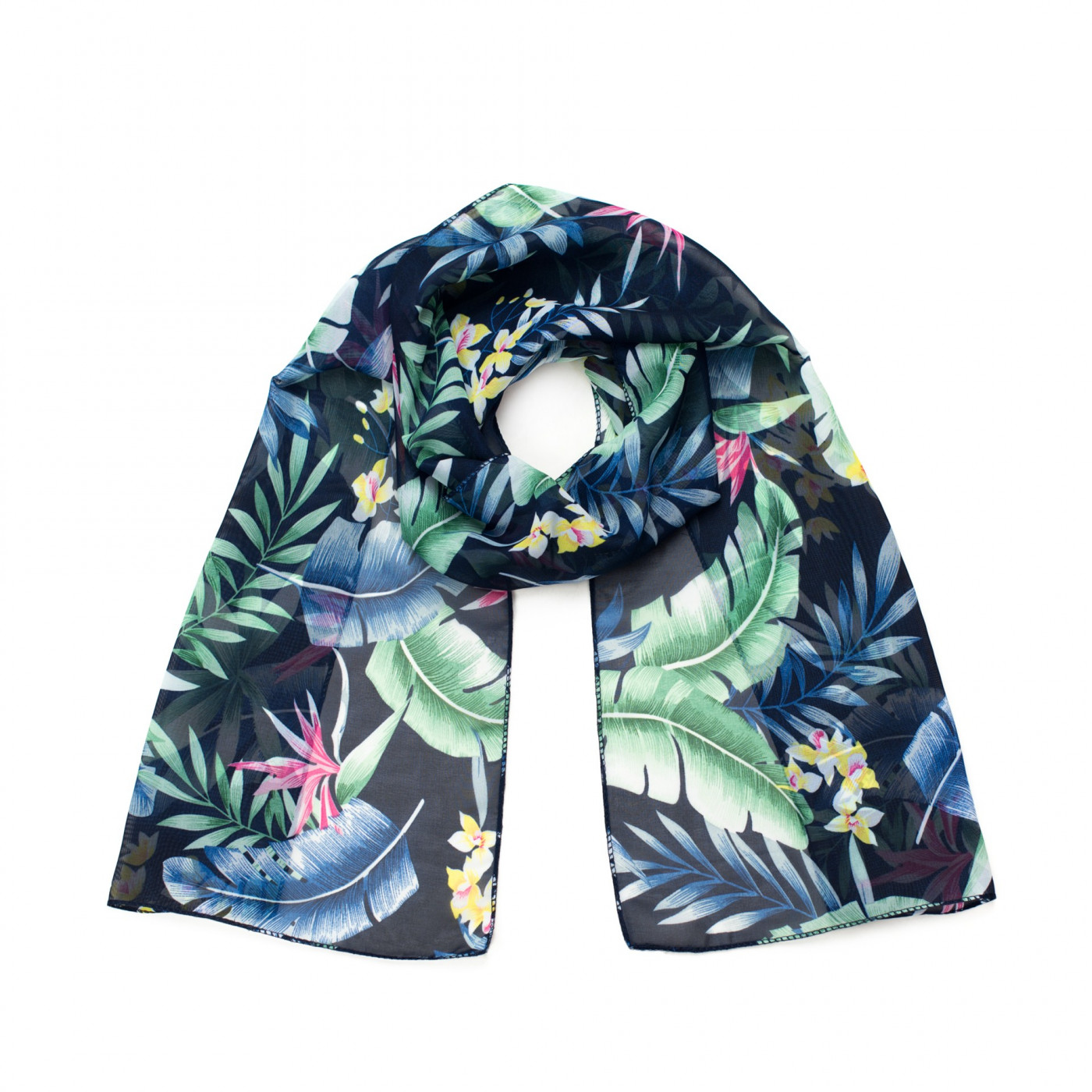 Art Of Polo Woman's Scarf sz20228-5 Navy Blue