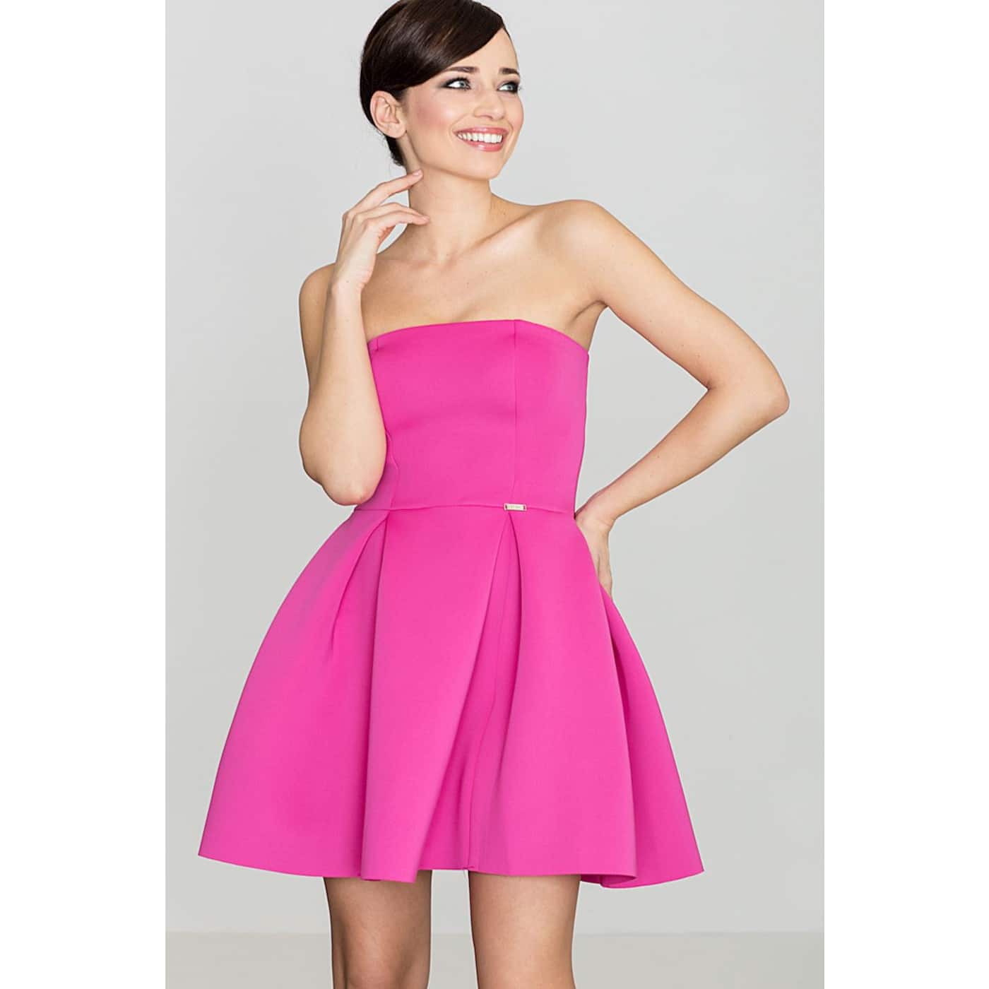 Lenitif Woman's Dress K223 Fuchsia