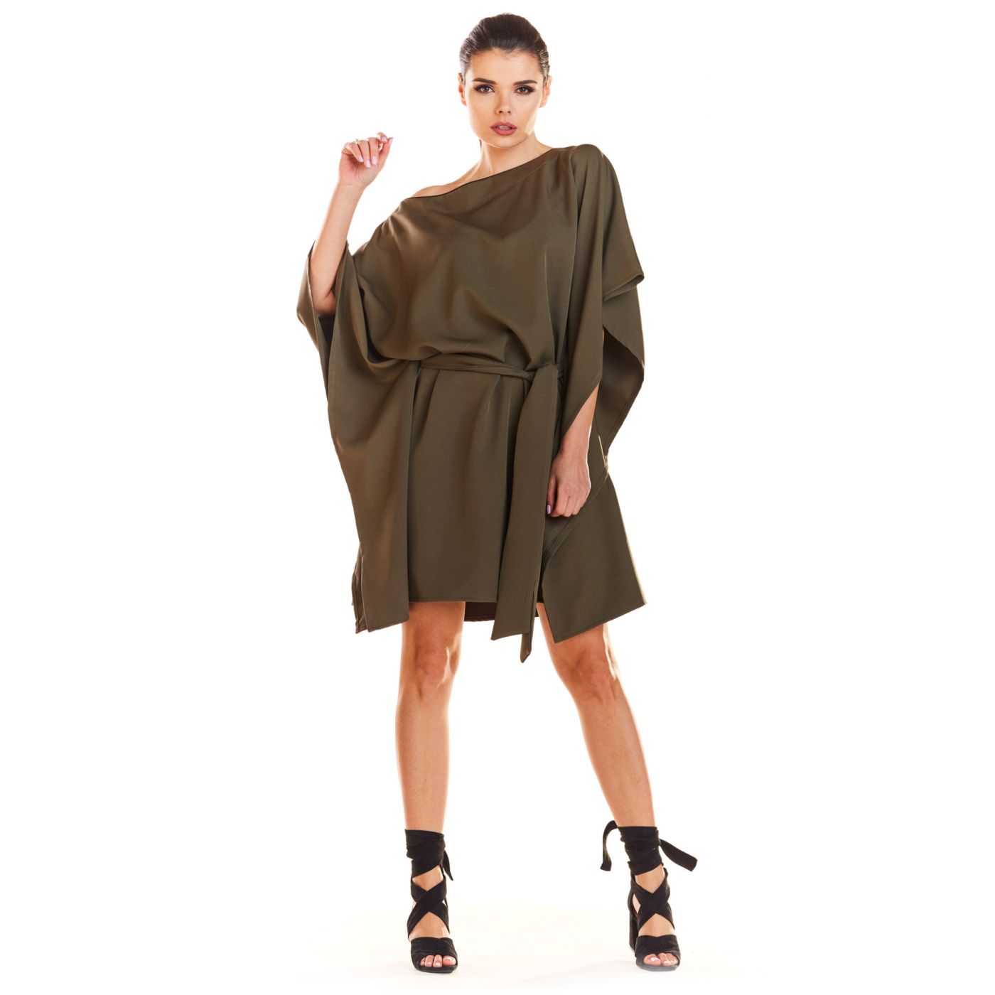 Infinite You Woman's Dress M196 Khaki