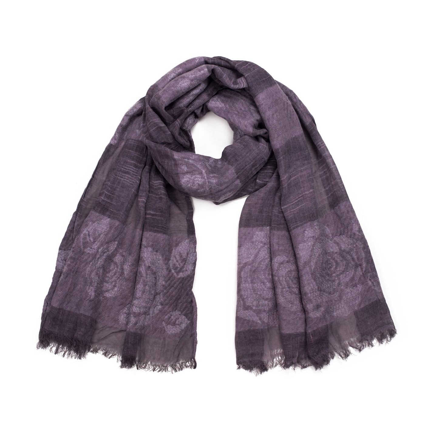 Art Of Polo Woman's Scarf sz18584 Purple