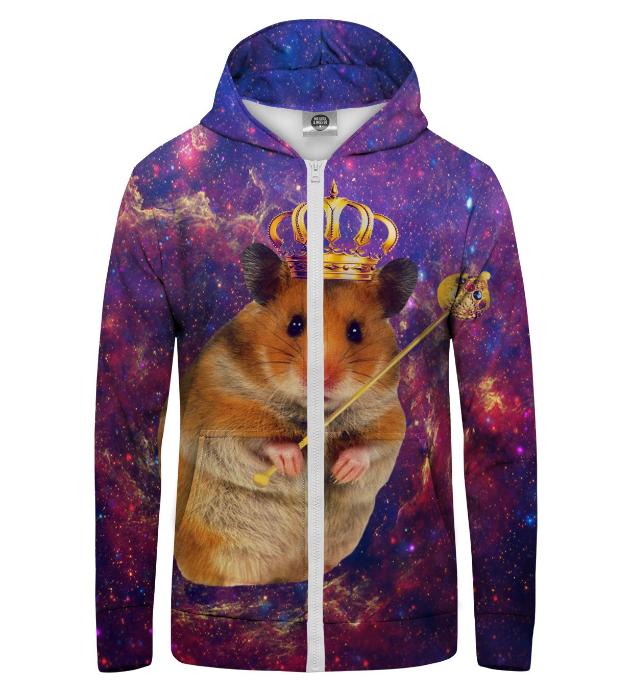 Mr. GUGU & Miss GO Unisex's Hoodie HKZ-U-PC 014 Violet