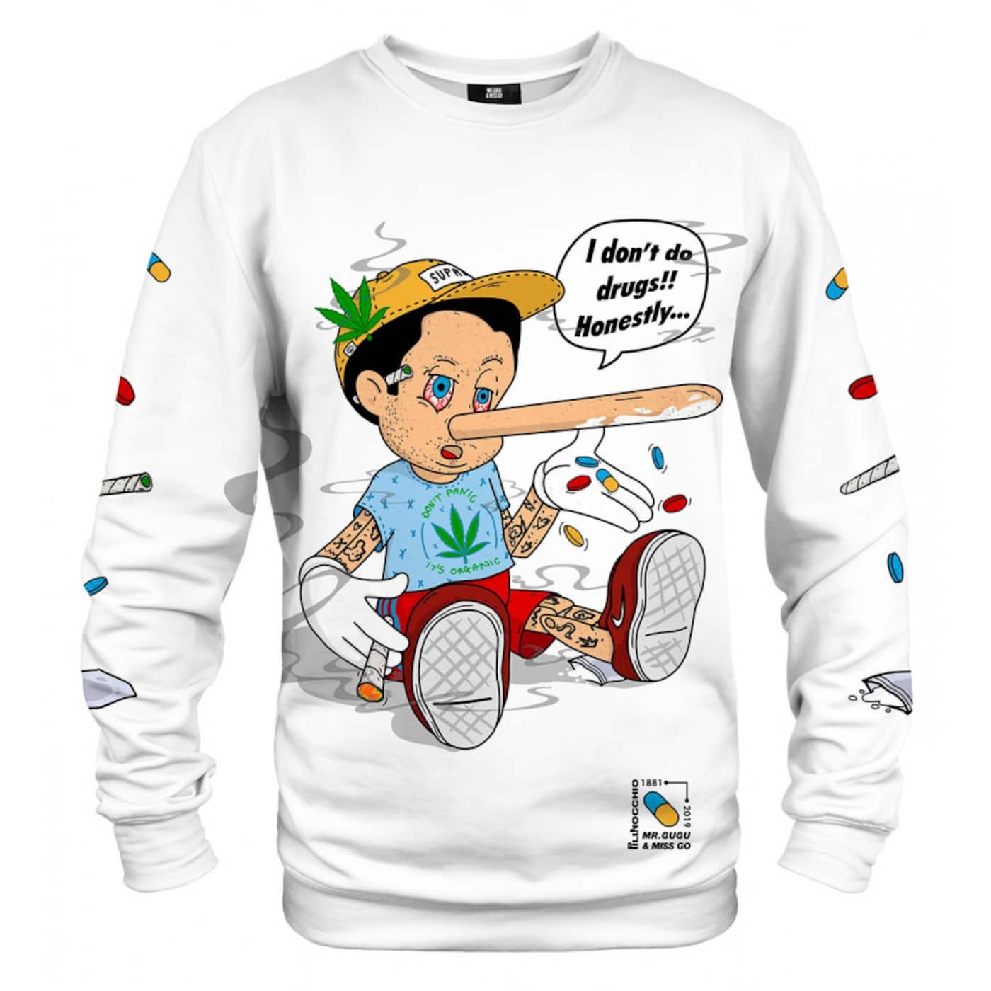 Mr. GUGU & Miss GO Unisex's Sweater S-PC1493