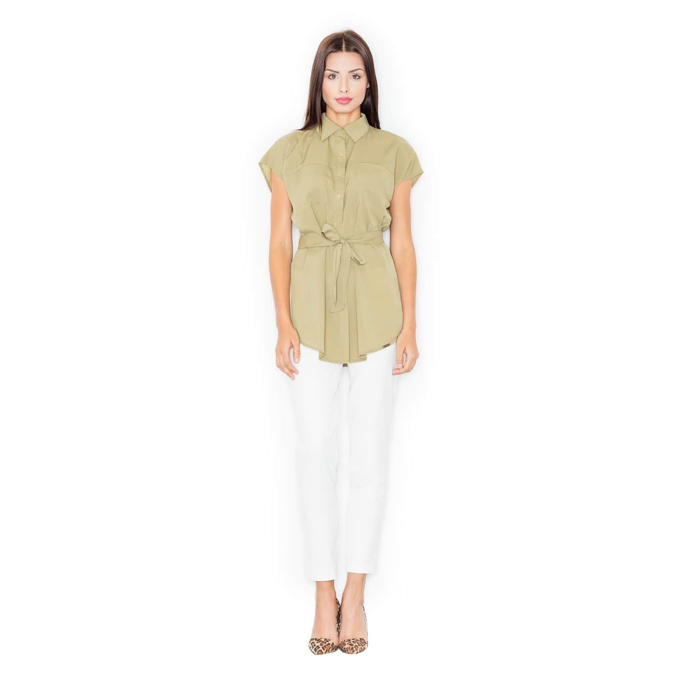 Figl Woman's Blouse M463 Olive
