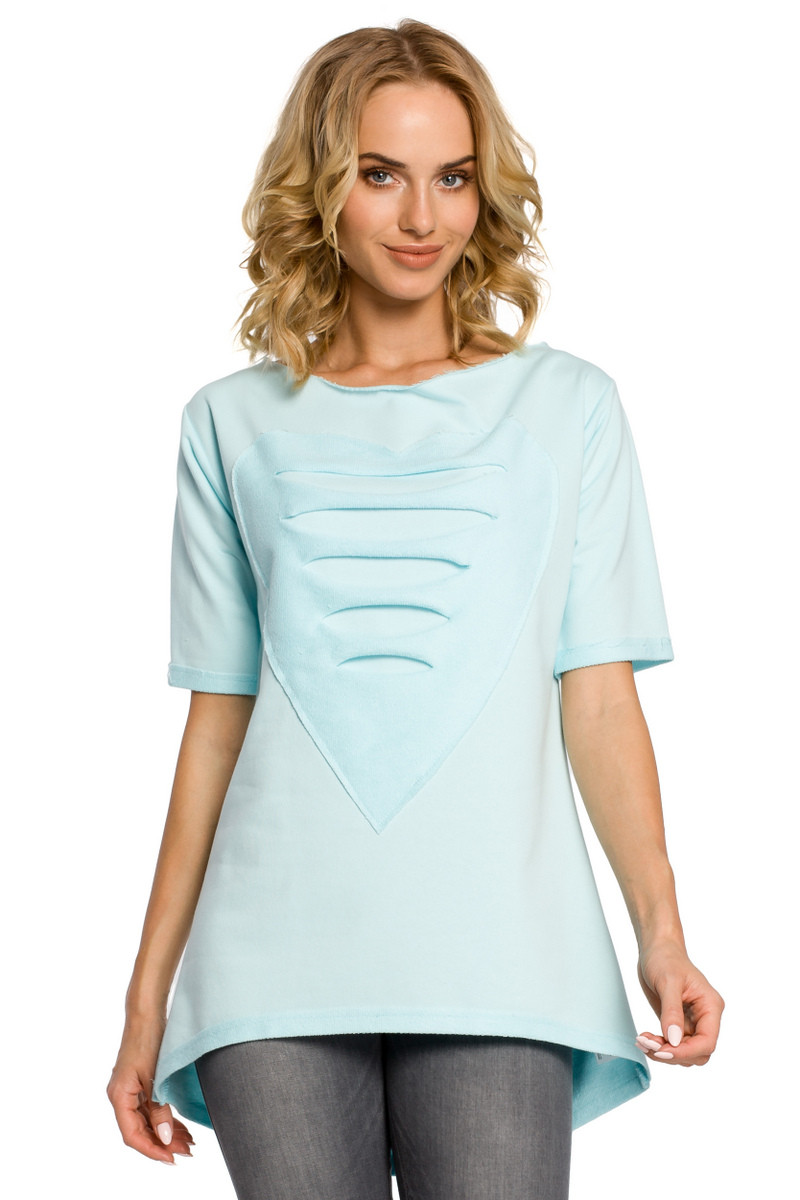 Made Of Emotion Woman's Tunic M023 Mint