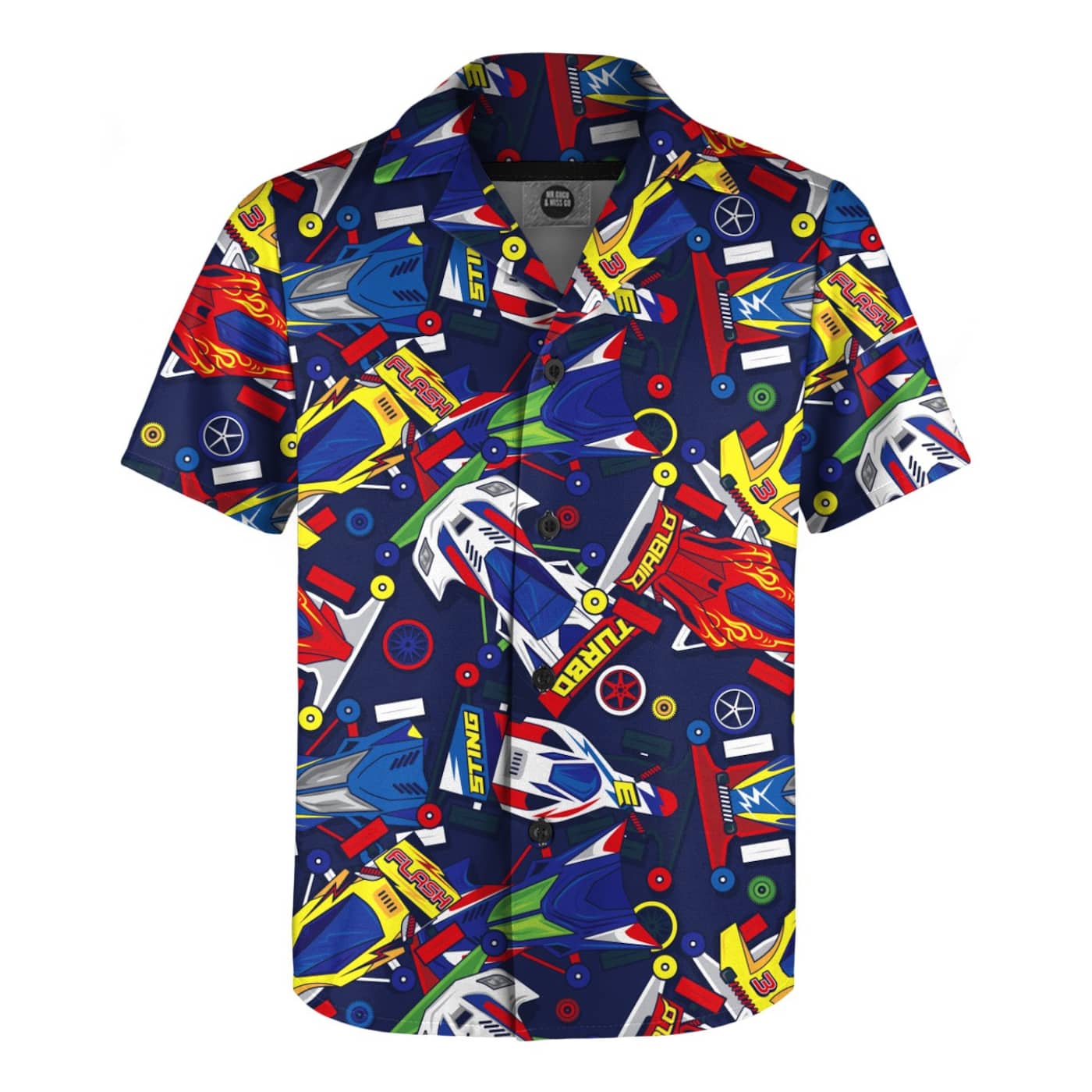 Mr. GUGU & Miss GO Man's Shirt SH-K1608 Navy Blue