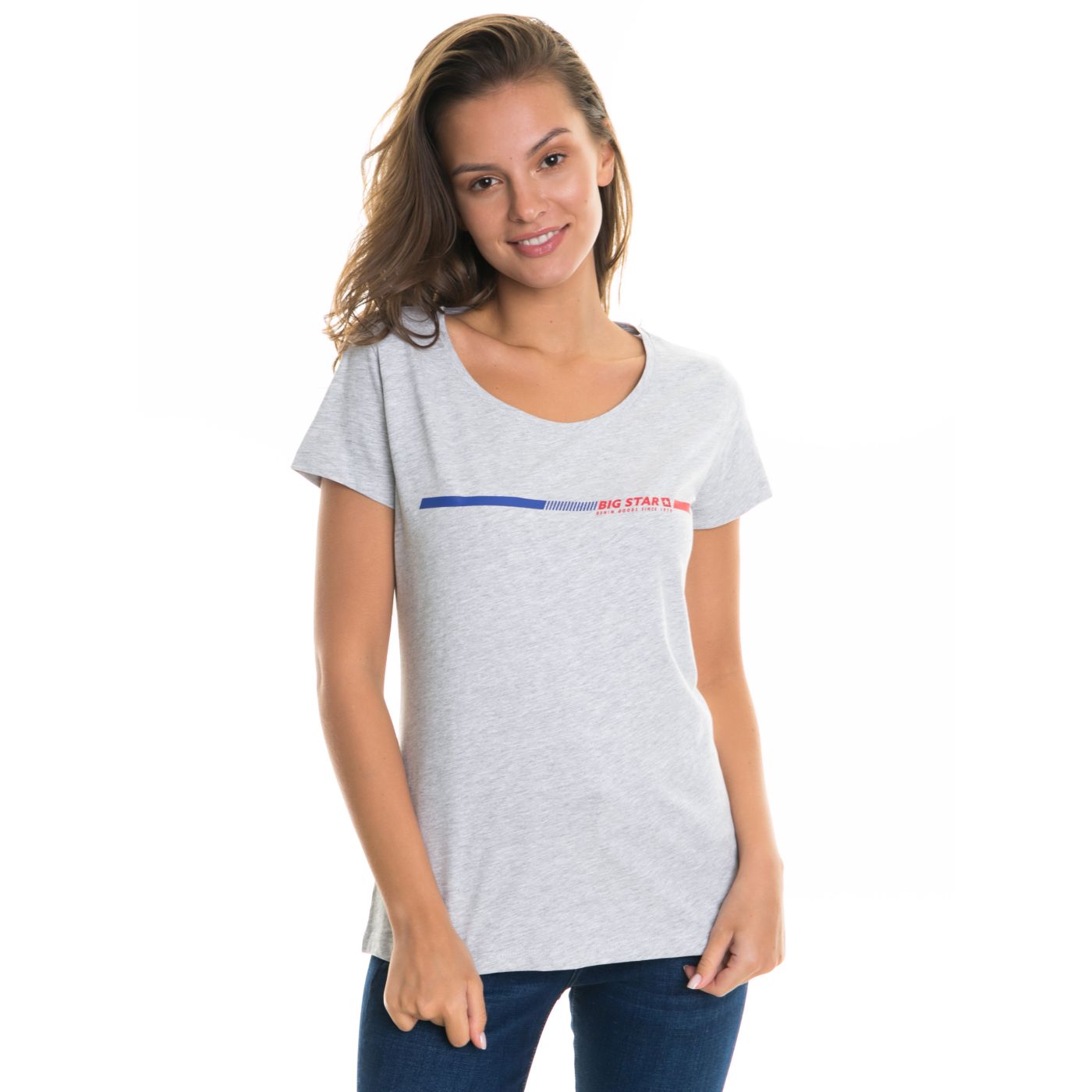 Big Star Woman's Shortsleeve T-shirt 158753 Light -925