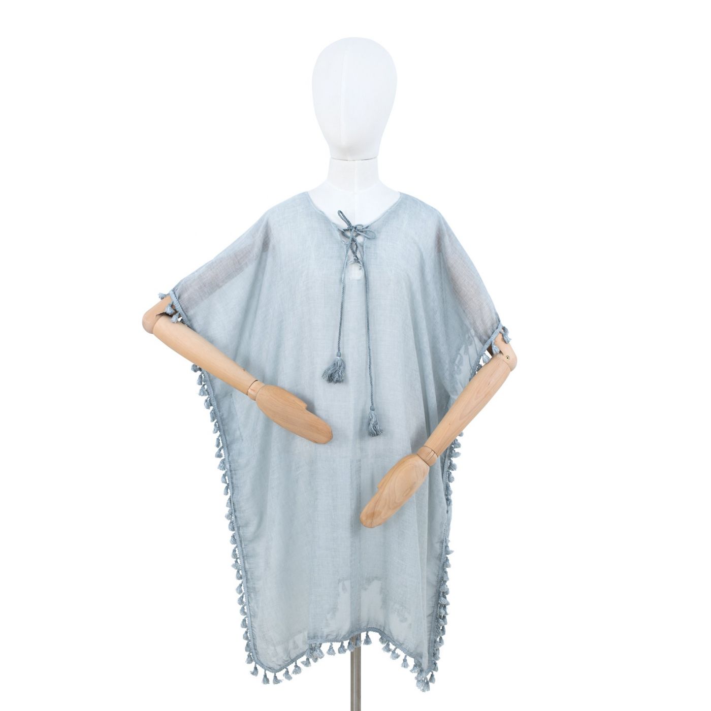 Art Of Polo Woman's Poncho sz19170 Light