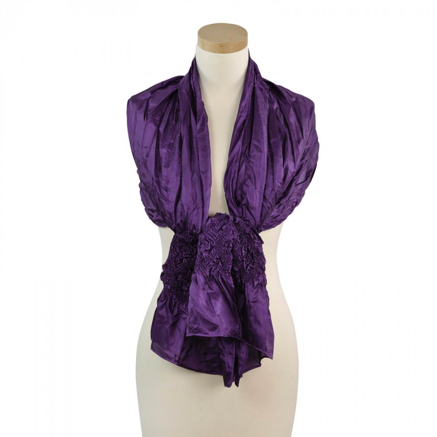 Art Of Polo Woman's Scarf Sz0260 Purple