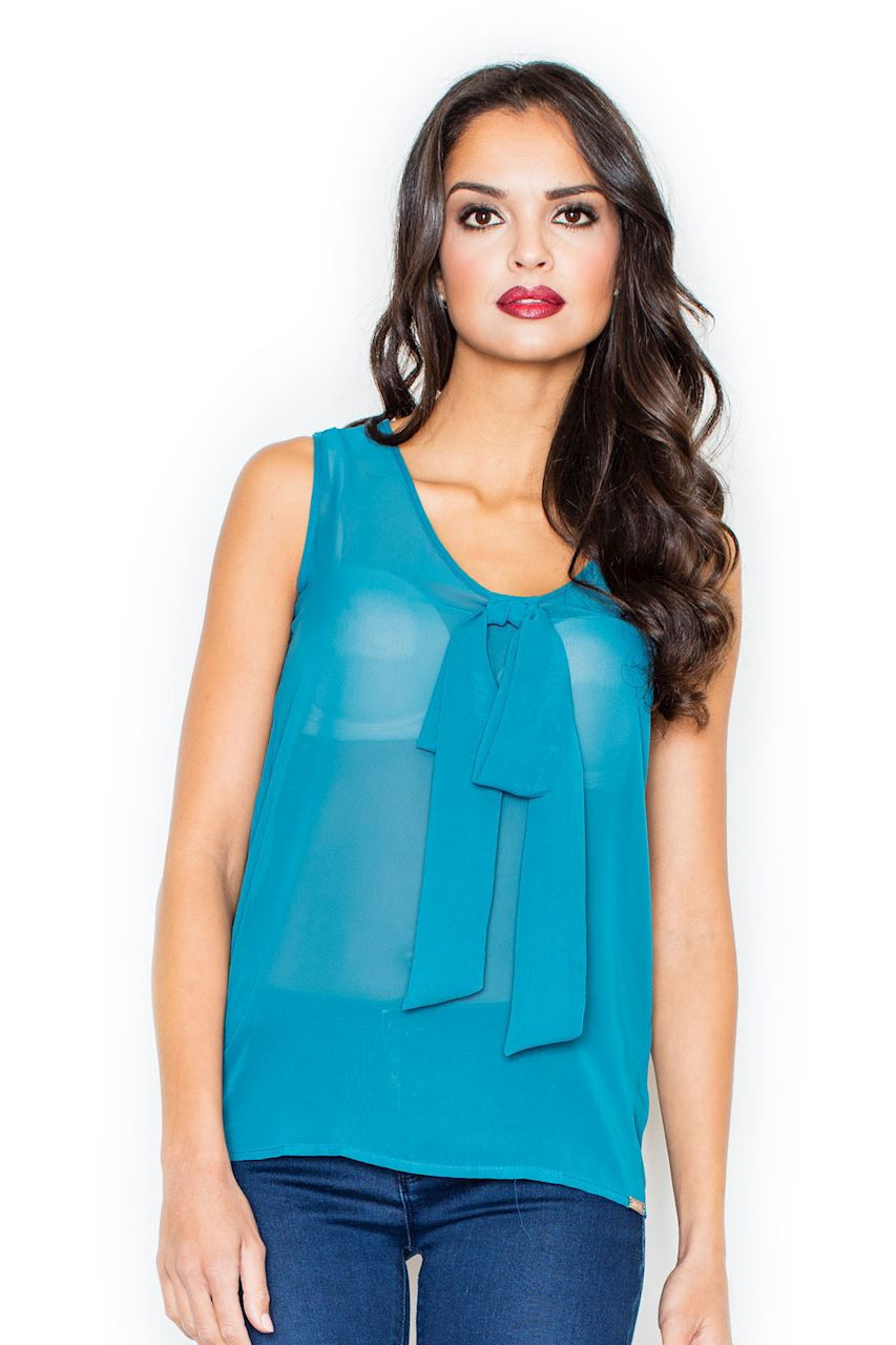 Figl Woman's Blouse M303 Ocean