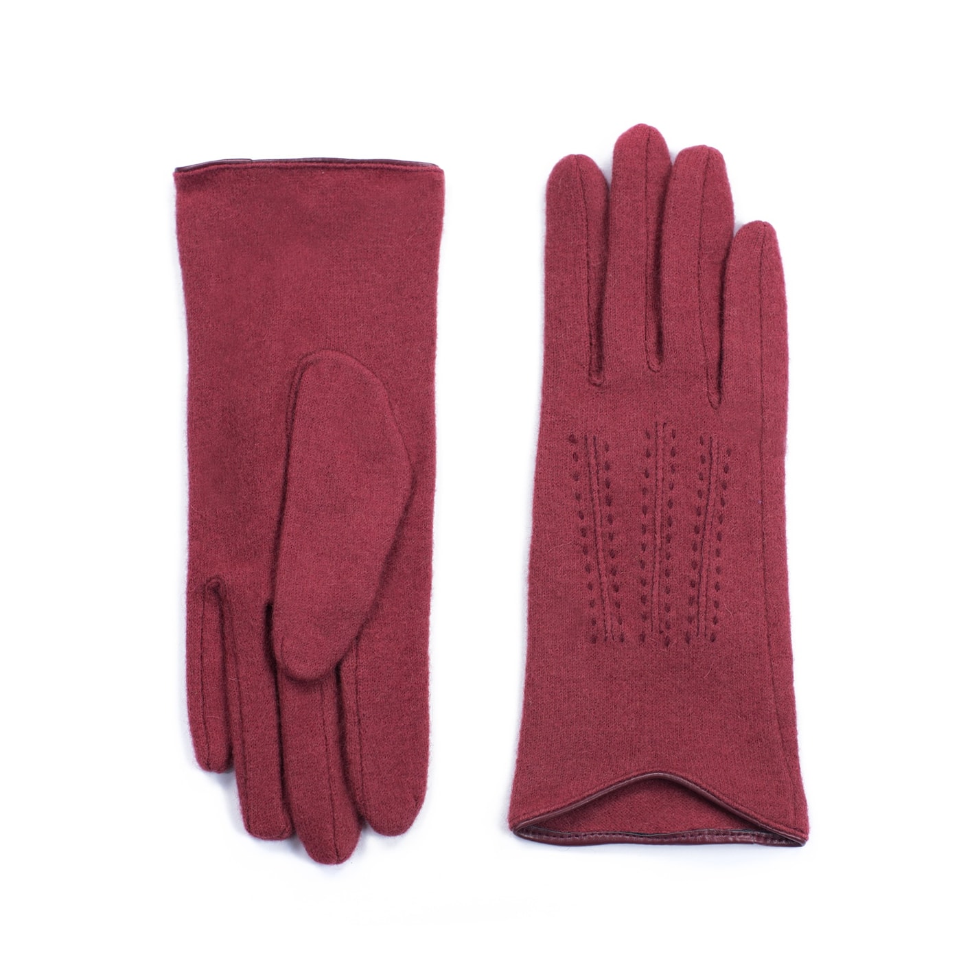 Art Of Polo Woman's Gloves rk19289 Raspberry