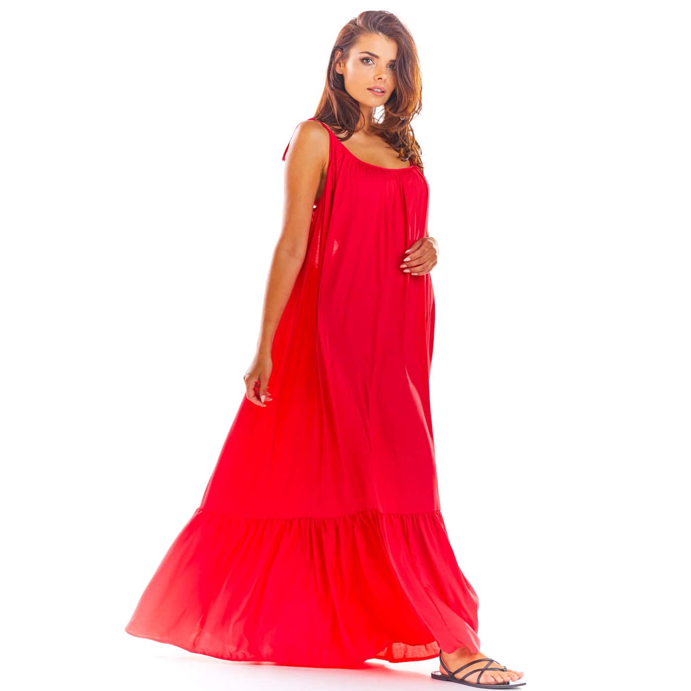 Awama Woman's Dress A307 Fuchsia