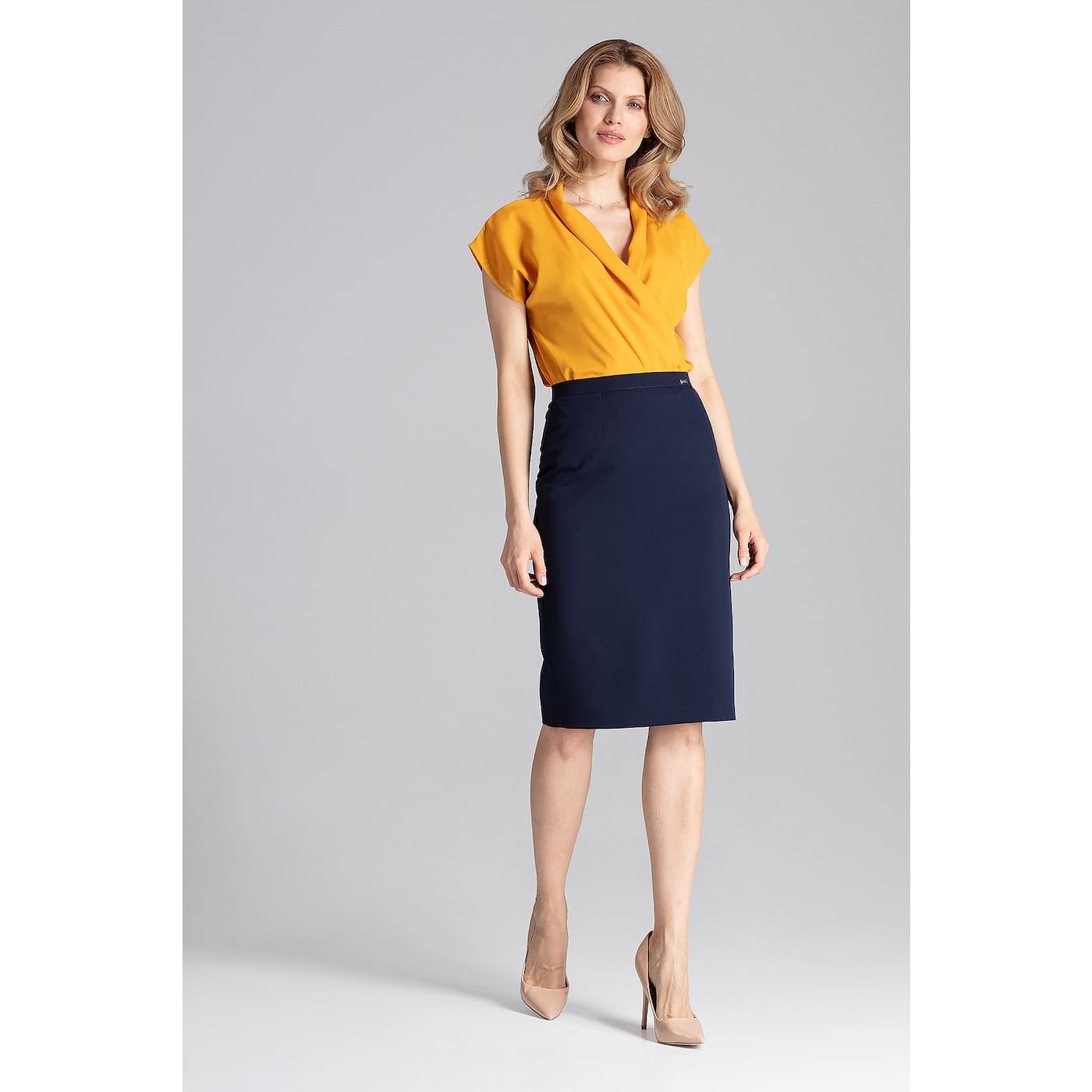 Figl Woman's Skirt M658 Navy