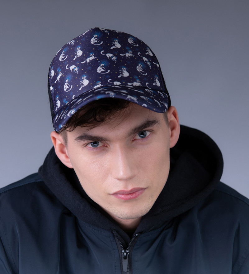 Mr. GUGU & Miss GO Unisex's Cap NC052 Navy Blue