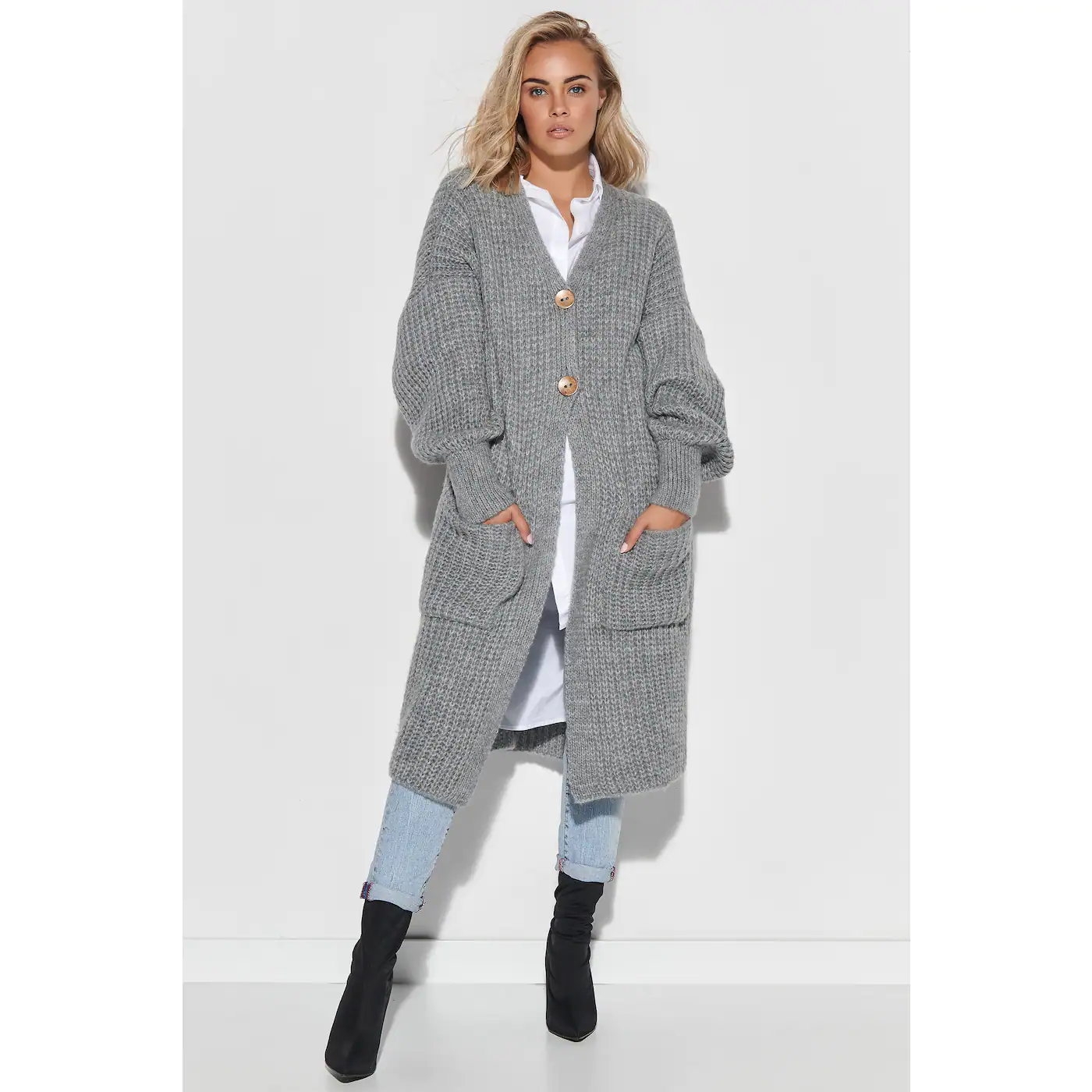 Makadamia Woman's Sweater S101  Melange