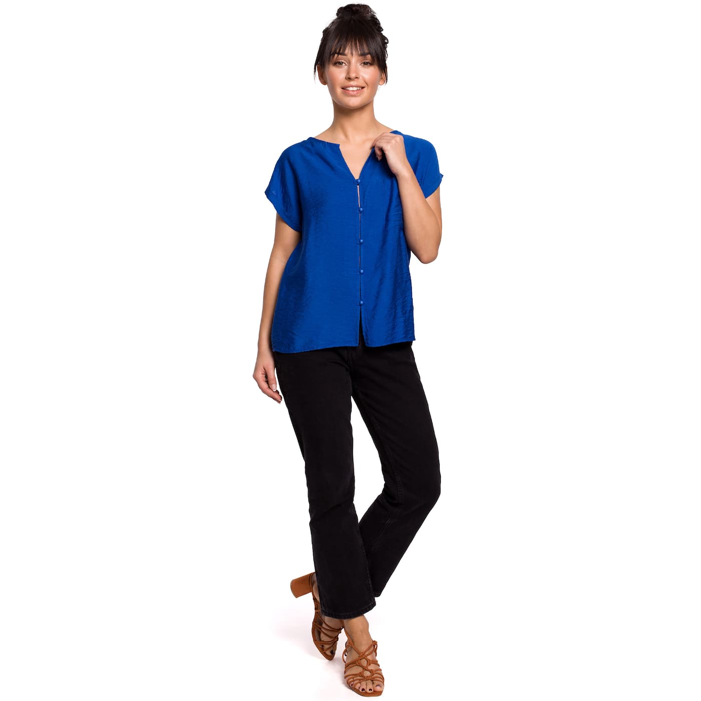 BeWear Woman's Blouse B150 Royal