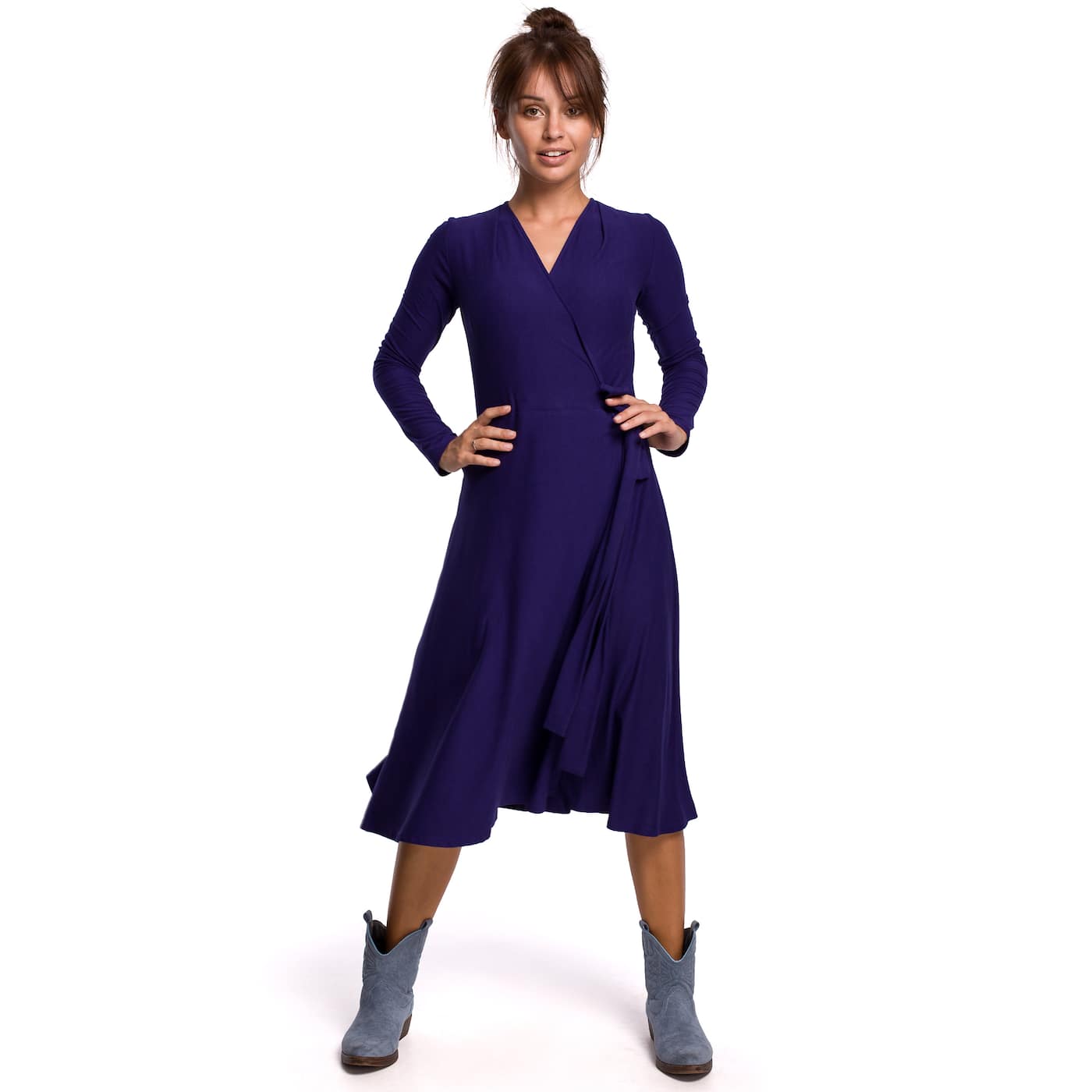 BeWear Woman's Dress B184 Indigo