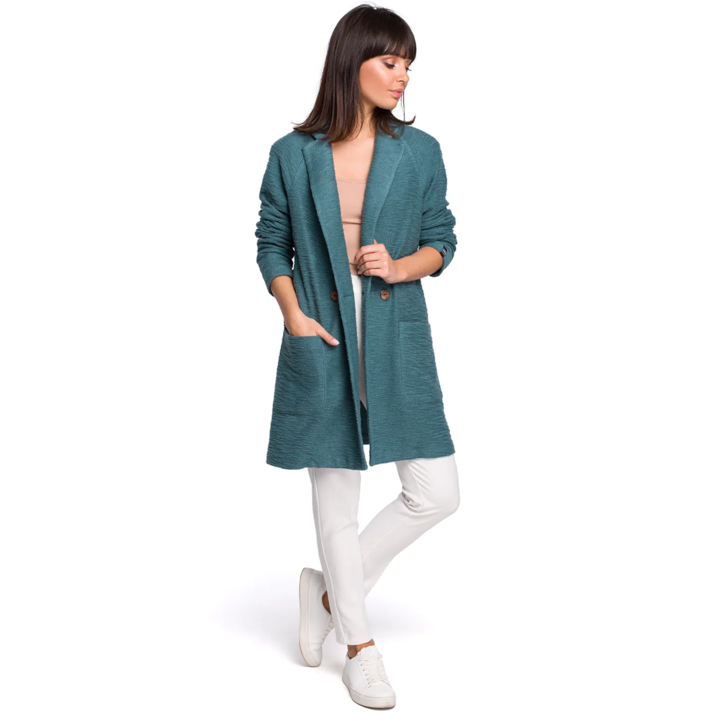 BeWear Woman's Coat B099 Turquoise