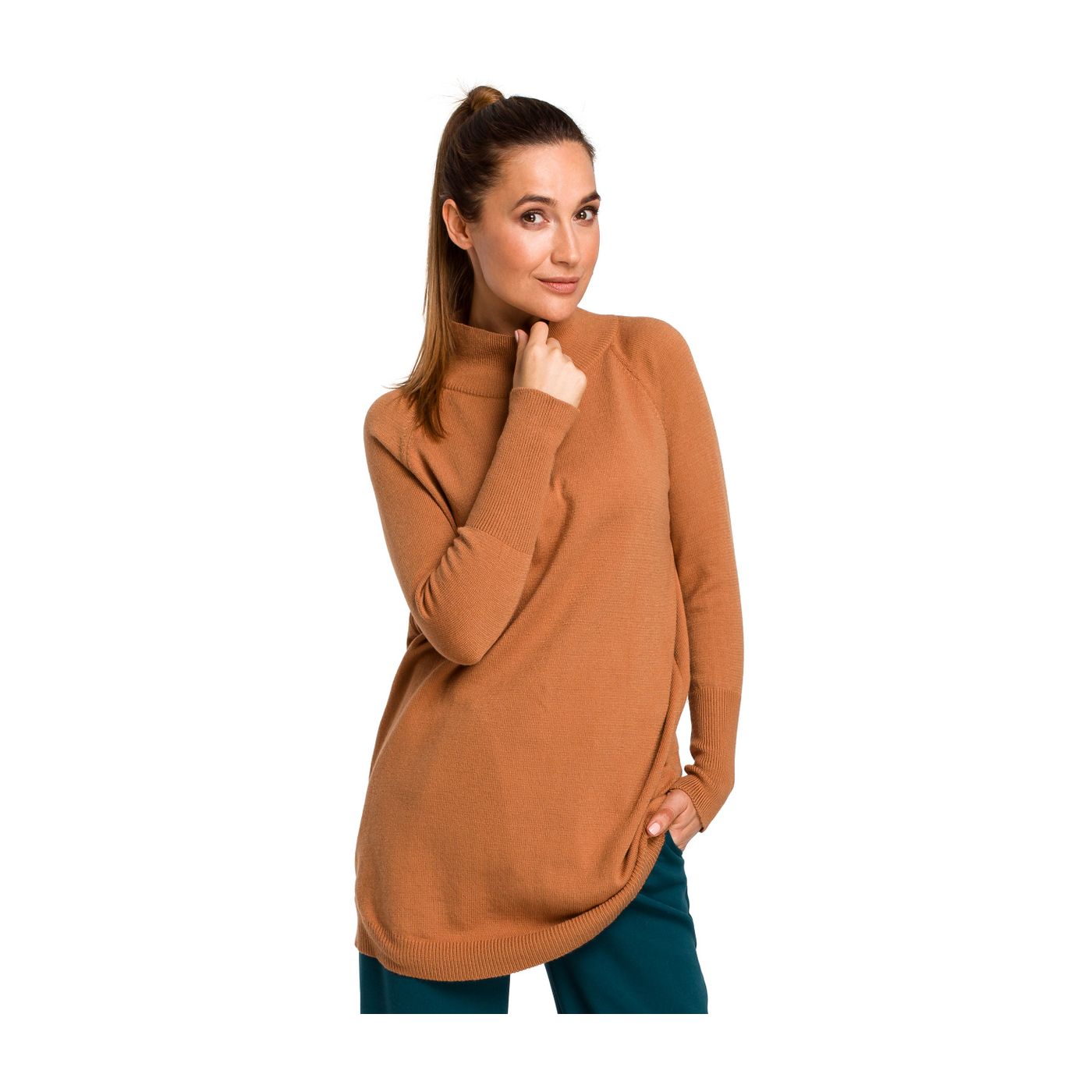 Stylove Woman's Pullover S184 Camel