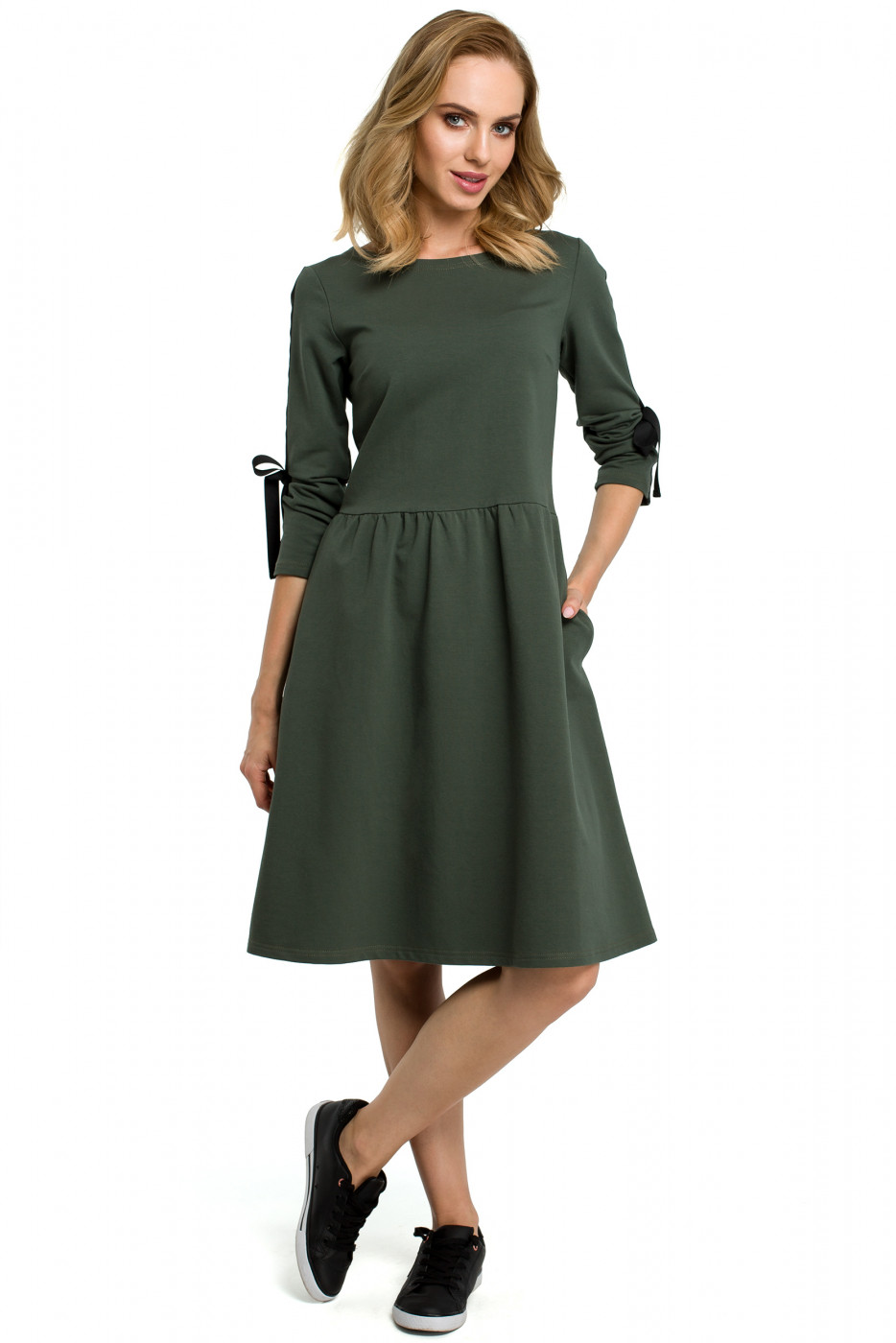 Made Of Emotion Woman's Dress M388 Military