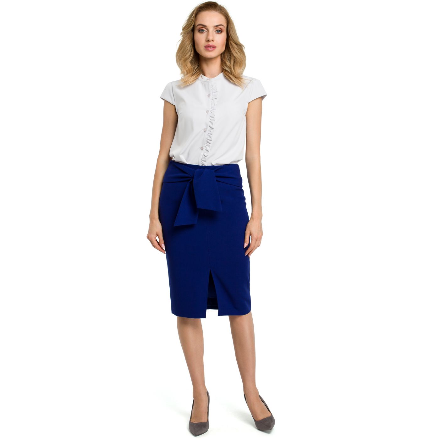 Made Of Emotion Woman's Skirt M394 Royal