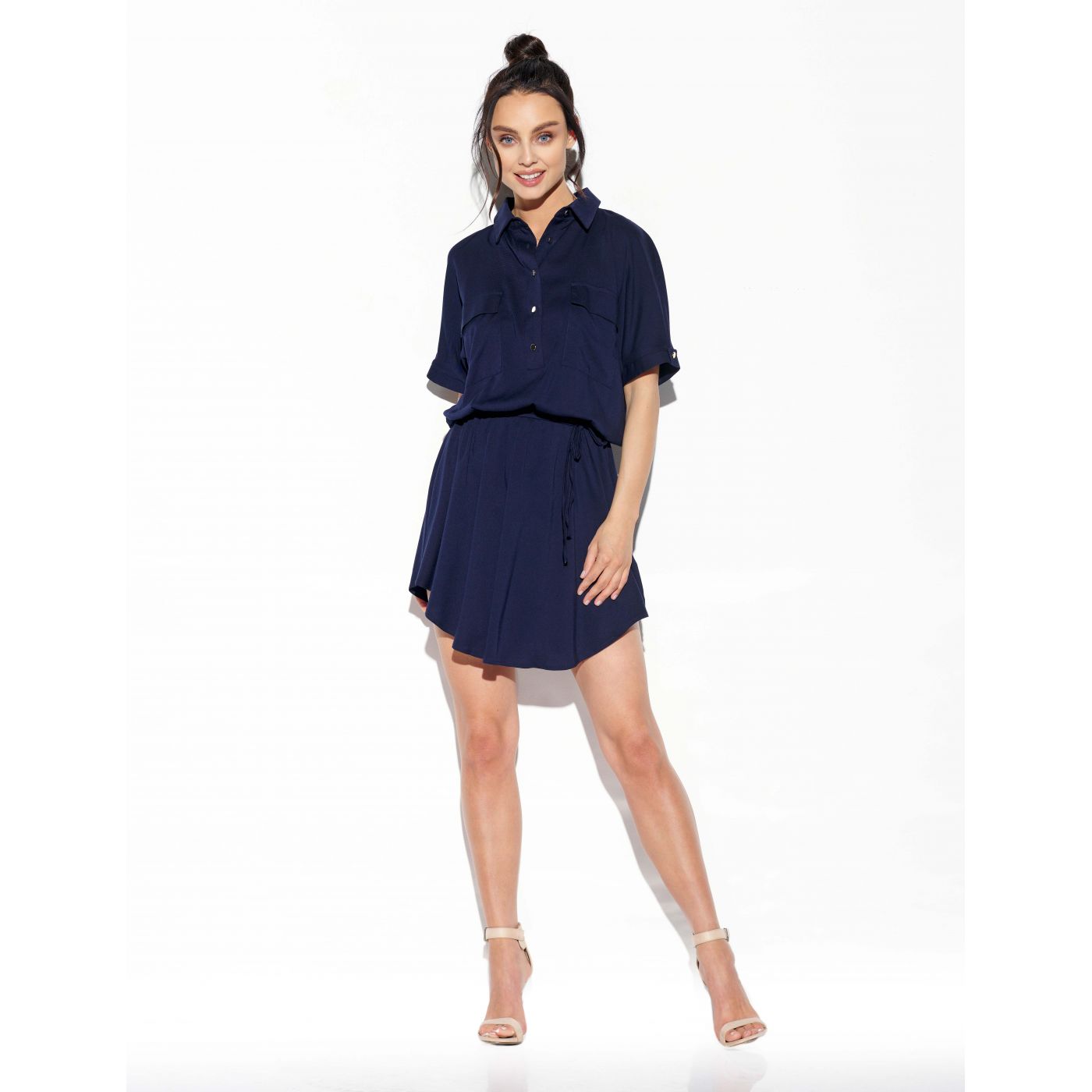 Lemoniade Woman's Dress L338 Navy Blue