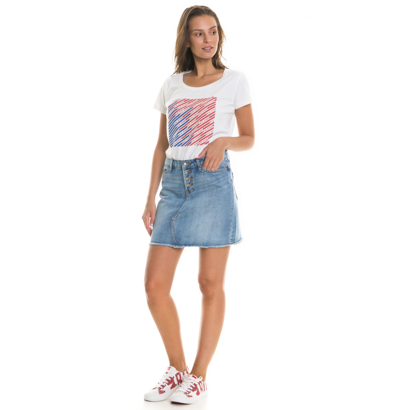 Big Star Woman's Shortsleeve T-shirt 158755 -101