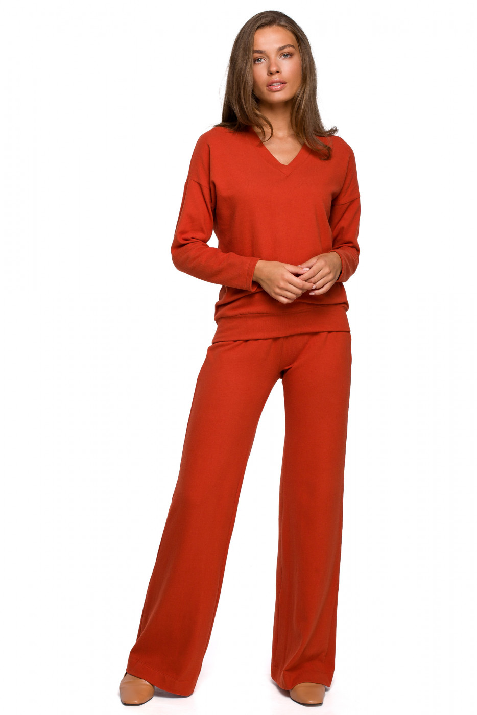 Stylove Woman's Trousers S249 Ginger