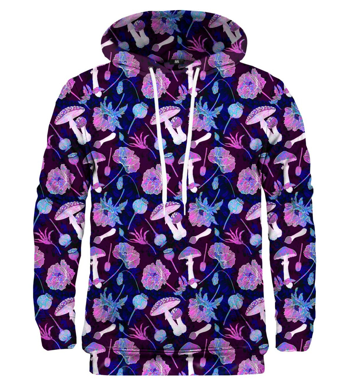 Mr. GUGU & Miss GO Unisex's Hoodie Kangaroo H-K1898 Purple