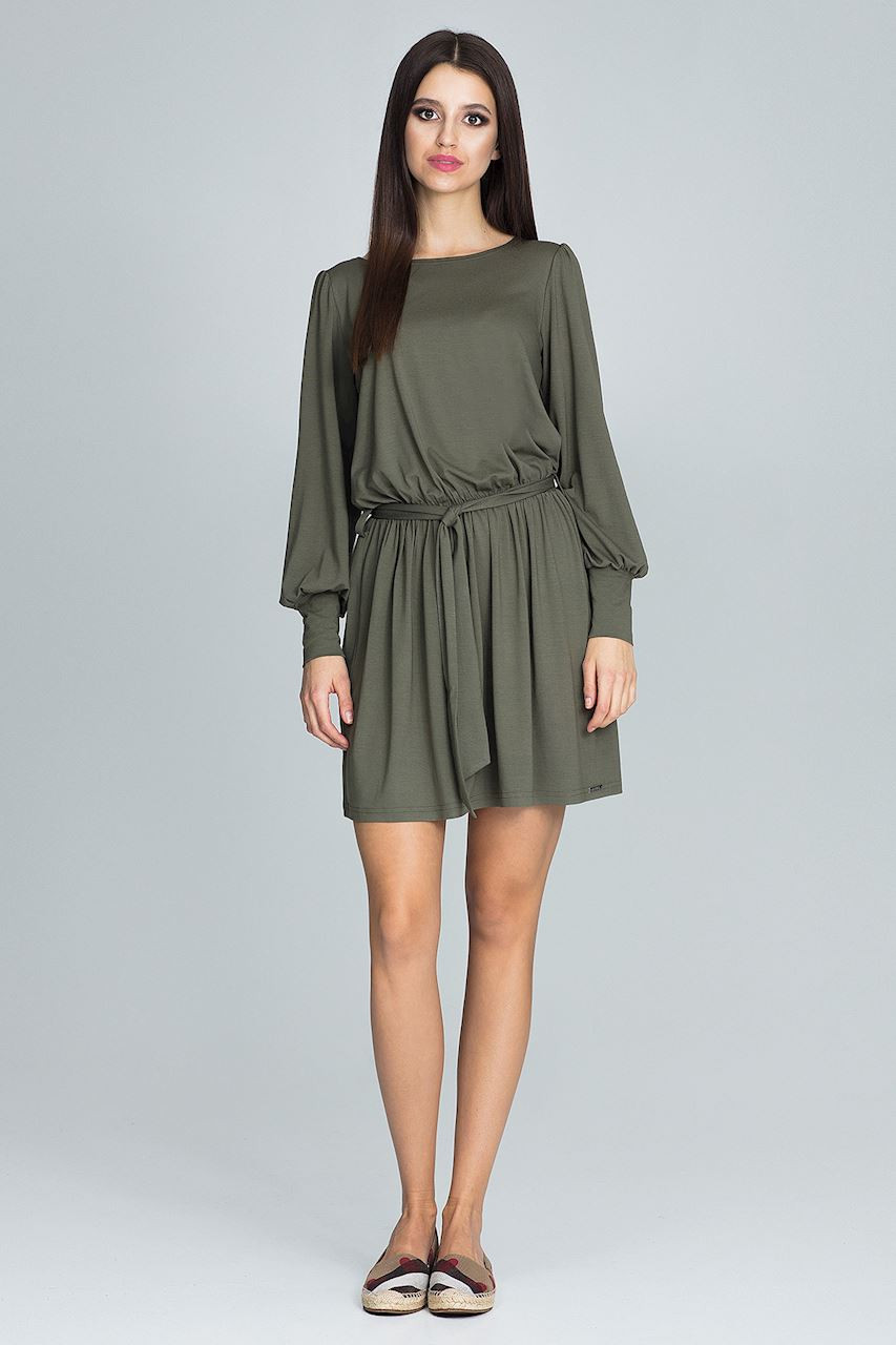 Figl Woman's Dress M576 Olive