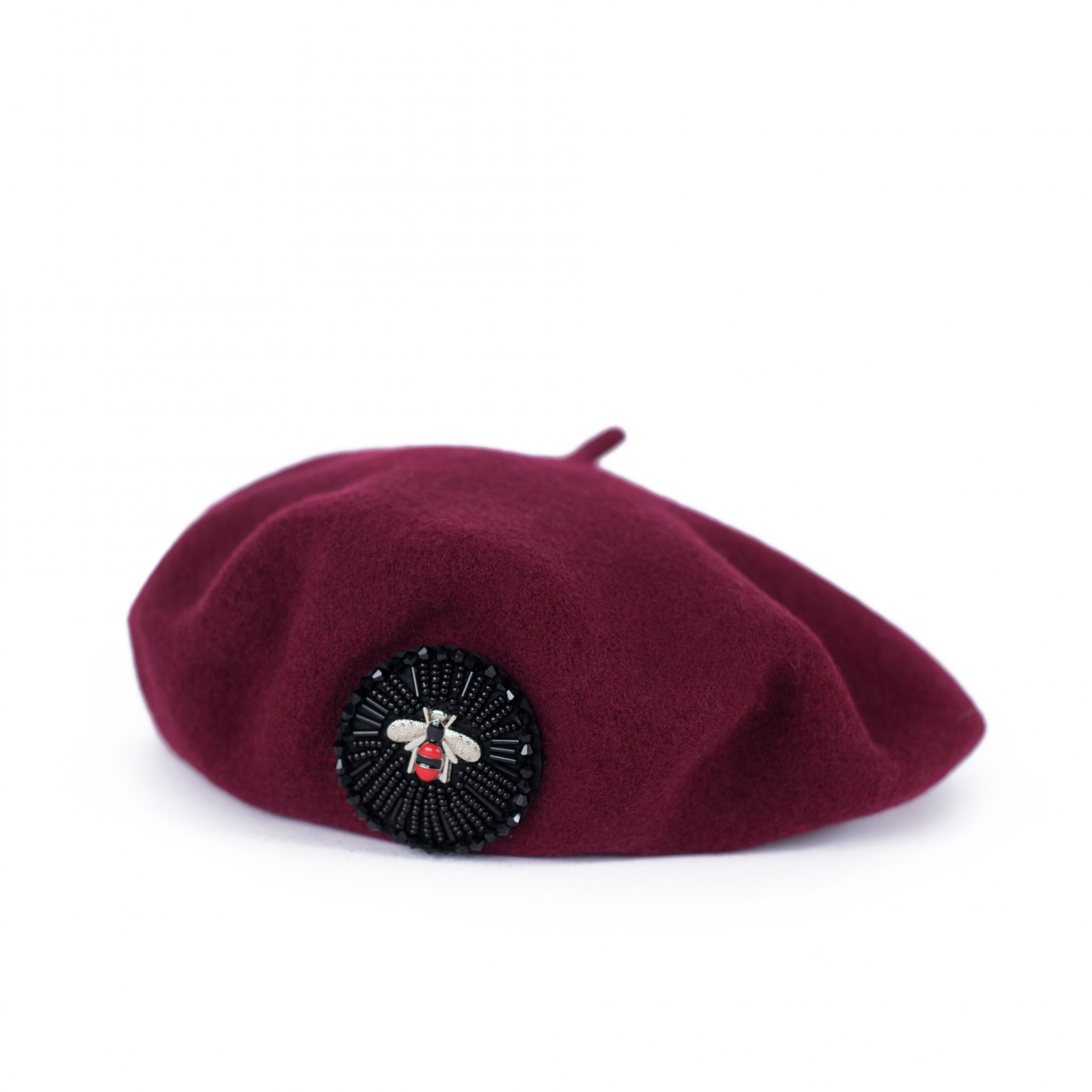 Art Of Polo Woman's Beret cz19913 Crimson
