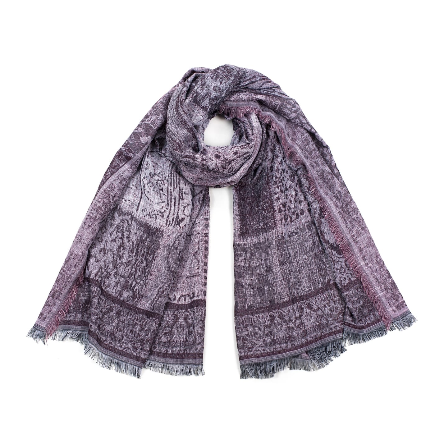 Art Of Polo Woman's Scarf sz17423 Purple