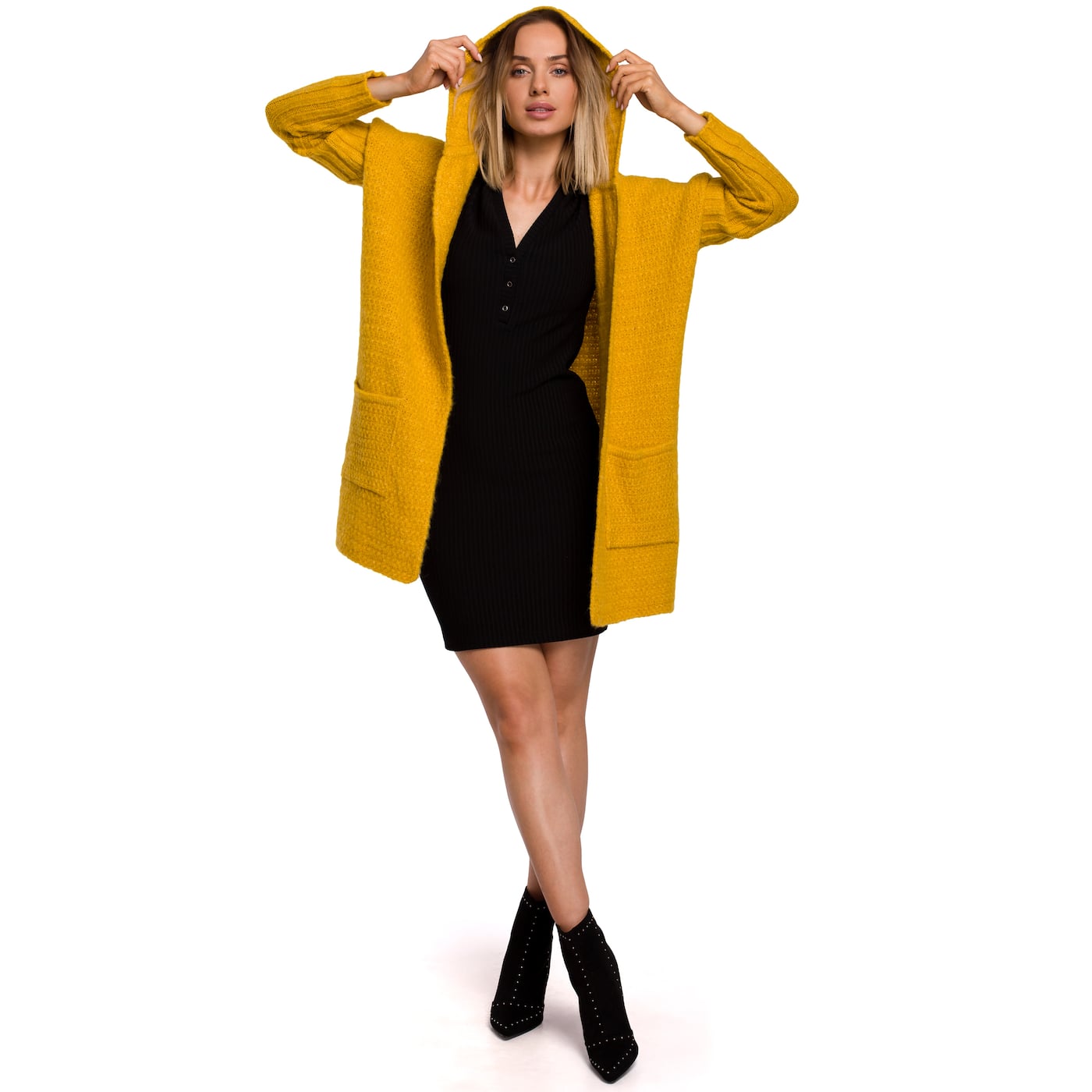 Made Of Emotion Woman's Cardigan M556 Honey