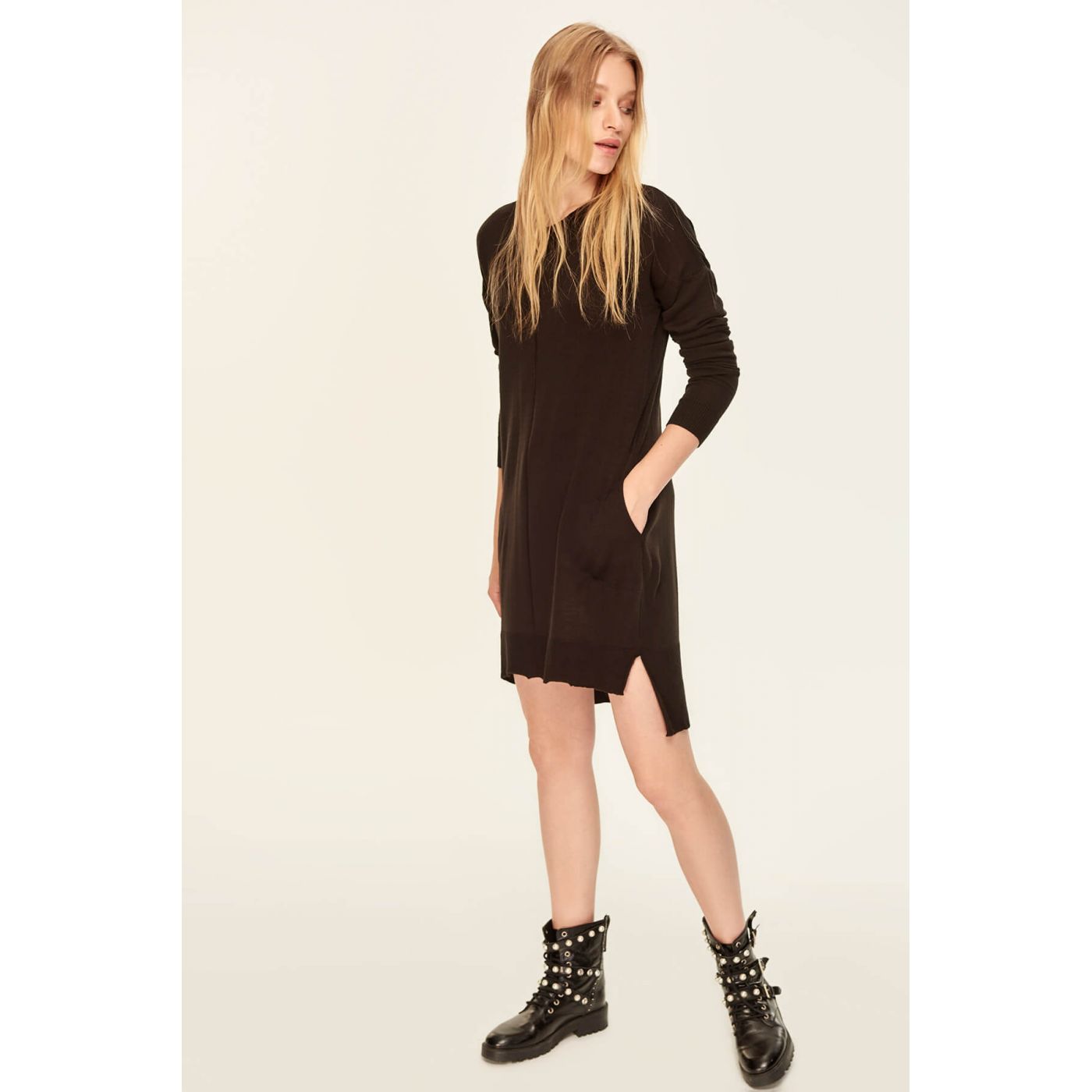 Trendyol Black Basic Long Sweater Sweaters