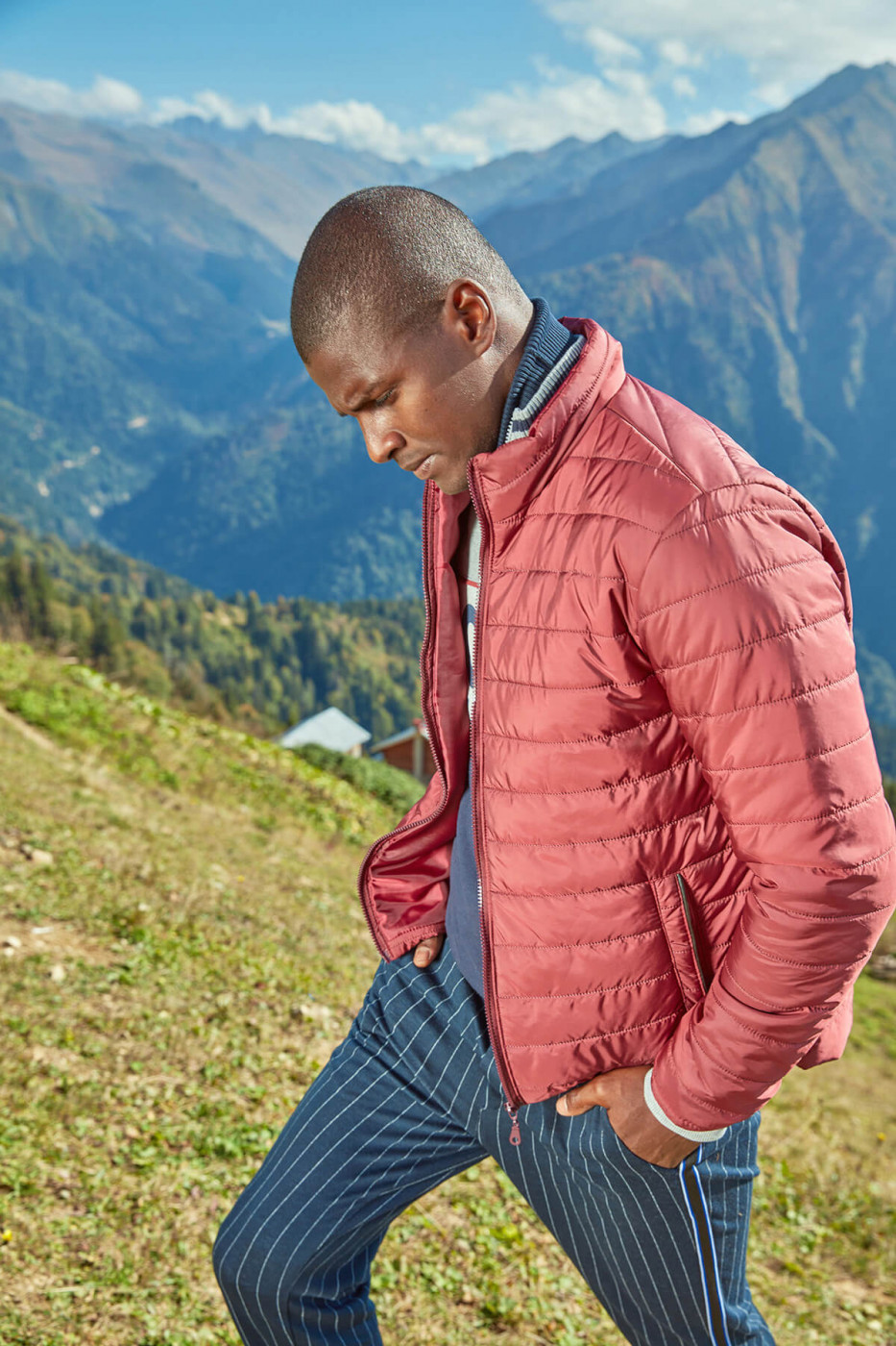 Trendyol Burgundy Jackets-Zipper