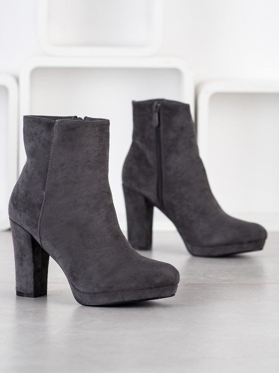 SEASTAR HIGH-HEELED ANKLE BOOTS