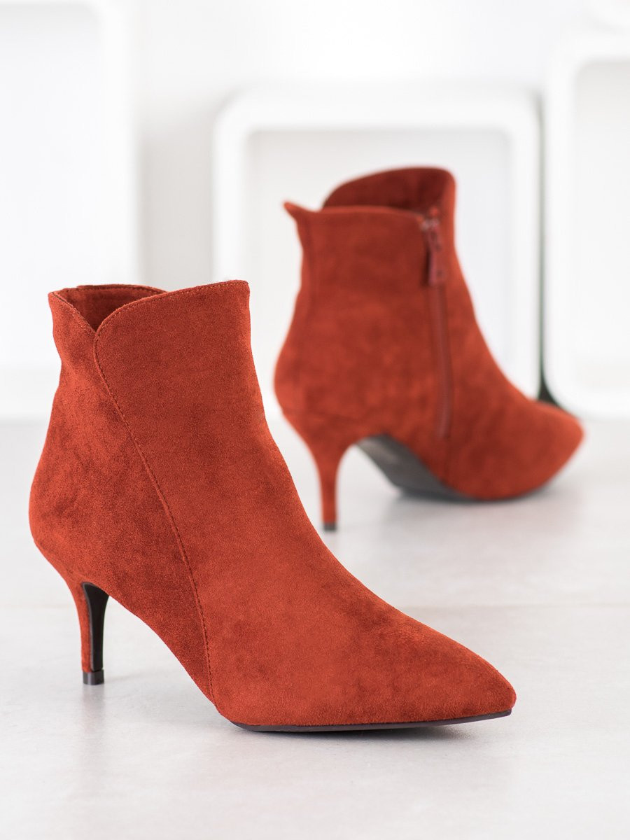 KYLIE SUEDE BOOTIES ON THE PIN