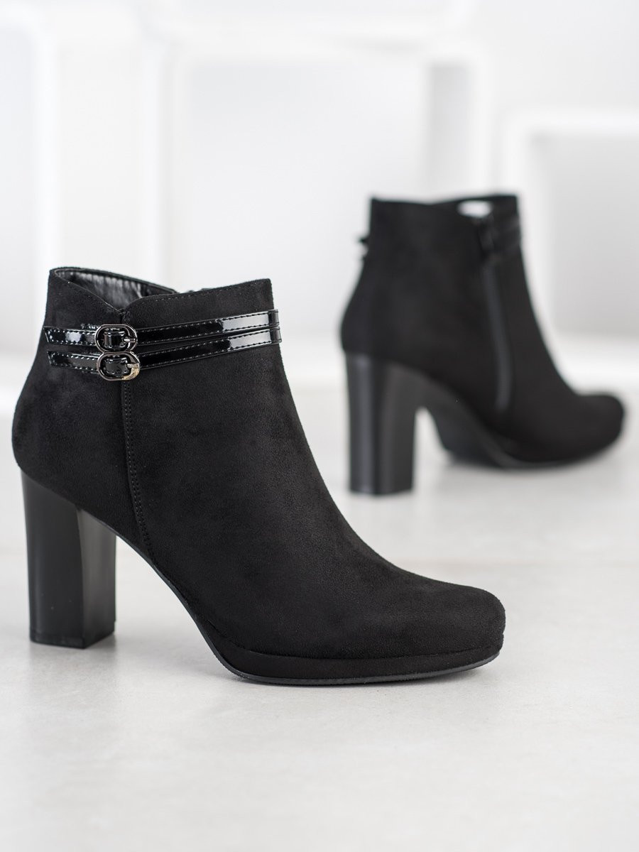 DASZYŃSKI ELEGANT BOOTIES WITH STRAPS
