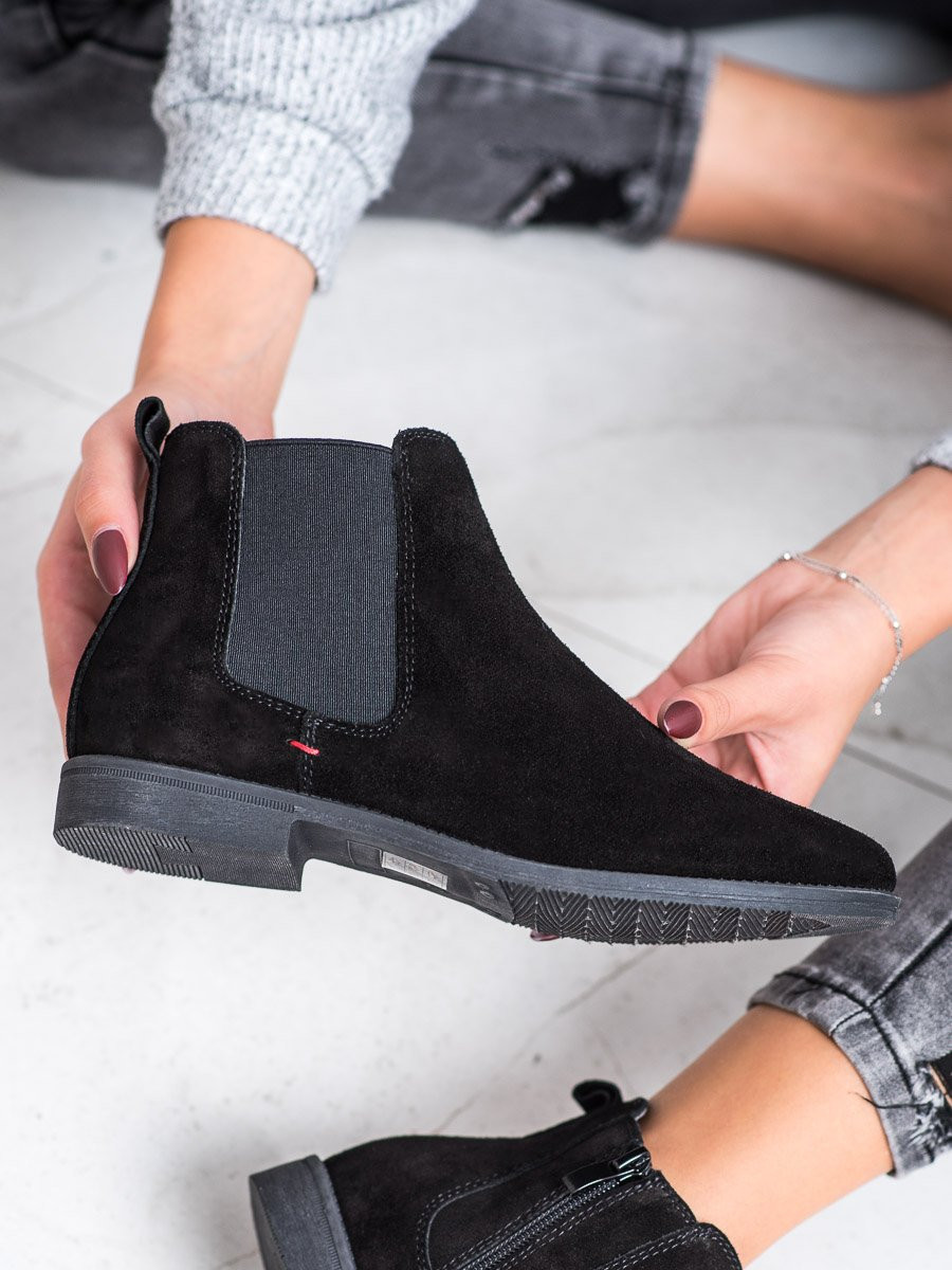 FILIPPO CASUAL LEATHER BOOTIES